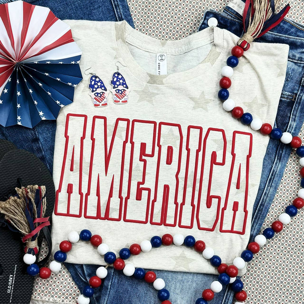 America Puff Natural Heather Star Tee Hoodie, Sweatshirt | PodTeesHub.com