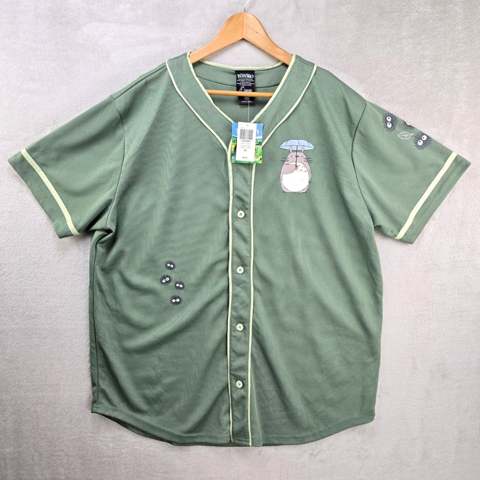 Hot Topic My Neighbor Totoro Baseball Jersey Xxl Studio Ghibli Anime T-Shirts, Hoodie, Sweatshirt | PodTeesHub.com