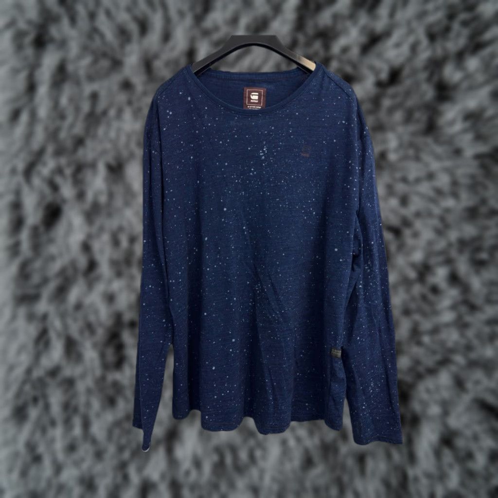 Vintage G Star Raw Lash Shirt Mens 3xl Navy Cotton Crewneck Long Sleeve Logo T Shirt Hoodie, Sweatshirt | PodTeesHub.com