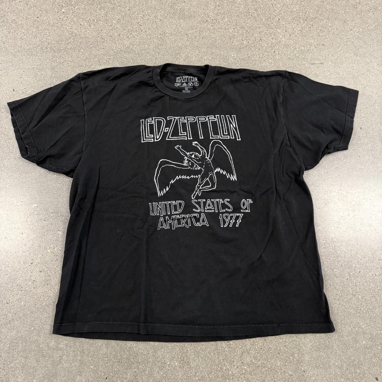 Zeppelin Led Zeppelin 1977 Us Tour Shirt Reprint Zoso 2xl T-Shirts, Hoodie, Sweatshirt
