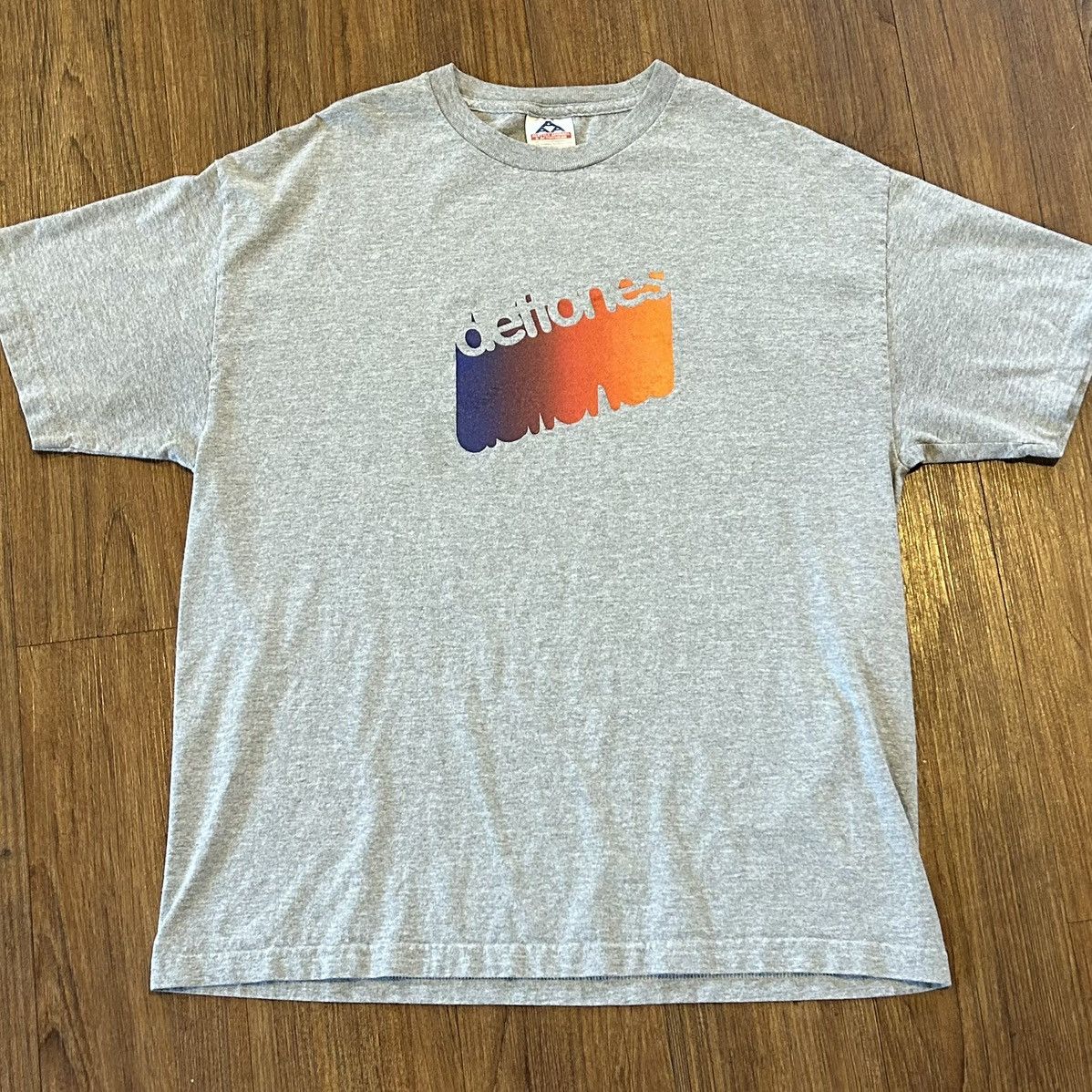 Band Tees Vintage 90s Y2k Deftones Band Shirt Size L Rainbow Spellout Hoodie, Sweatshirt | PodTeesHub.com