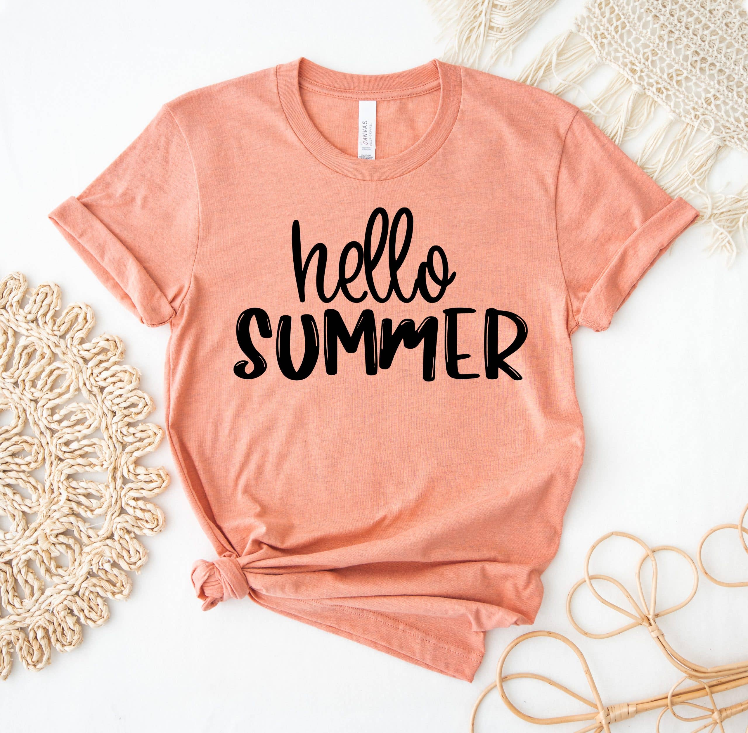 Hello Summer T-Shirt Hoodie, Sweatshirt | PodTeesHub.com