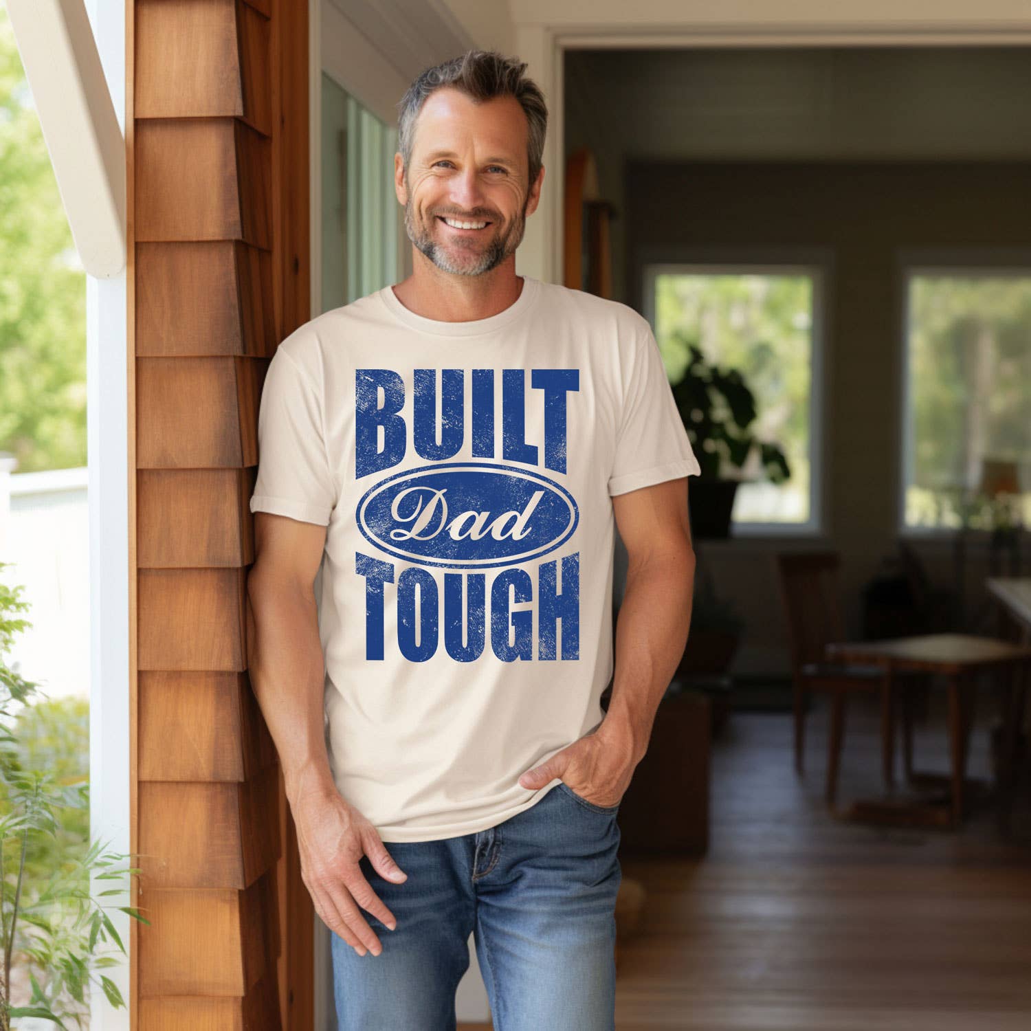 Built Dad Tough Tee Hoodie, Sweatshirt | PodTeesHub.com