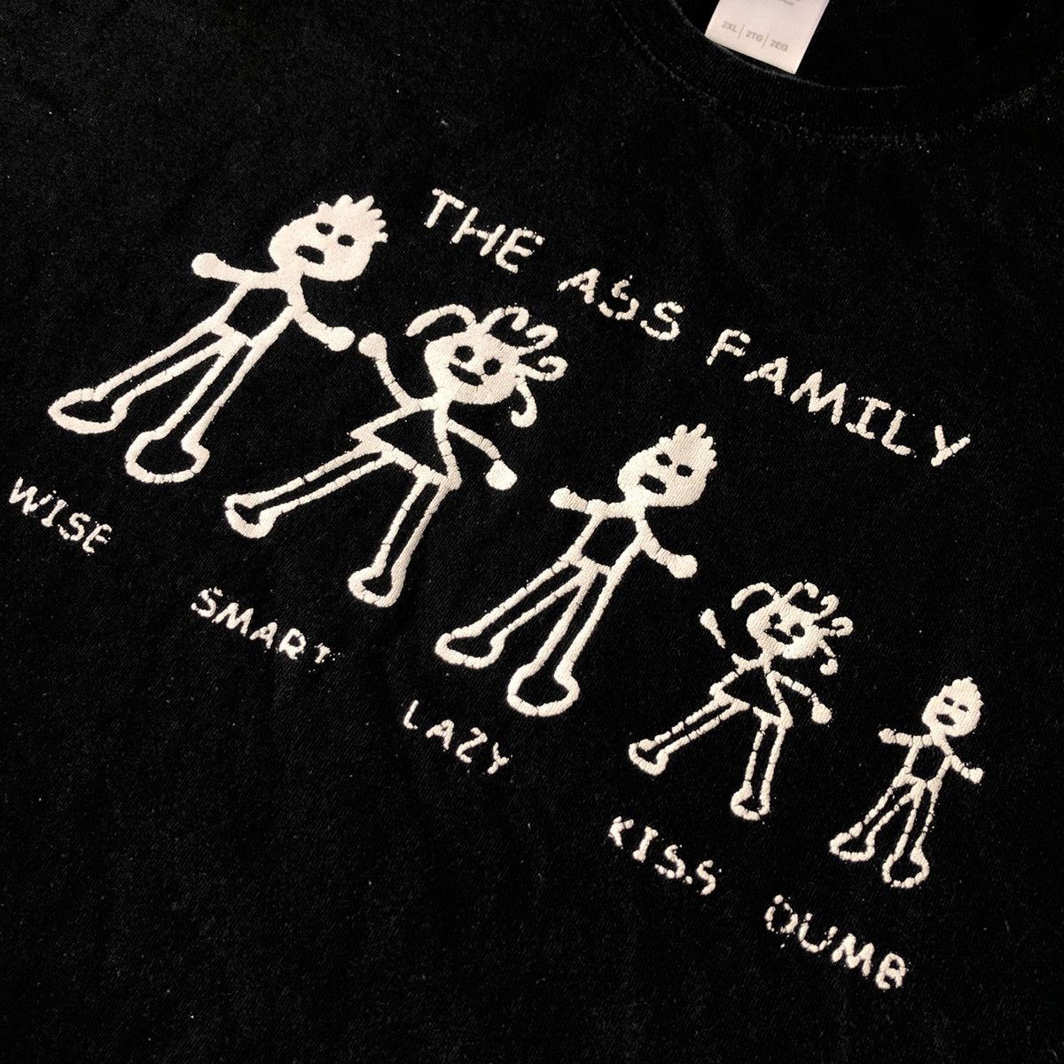Vintage 2000s The Ass Family Tree Humor Funny Graphic Tee Hoodie, Sweatshirt | PodTeesHub.com