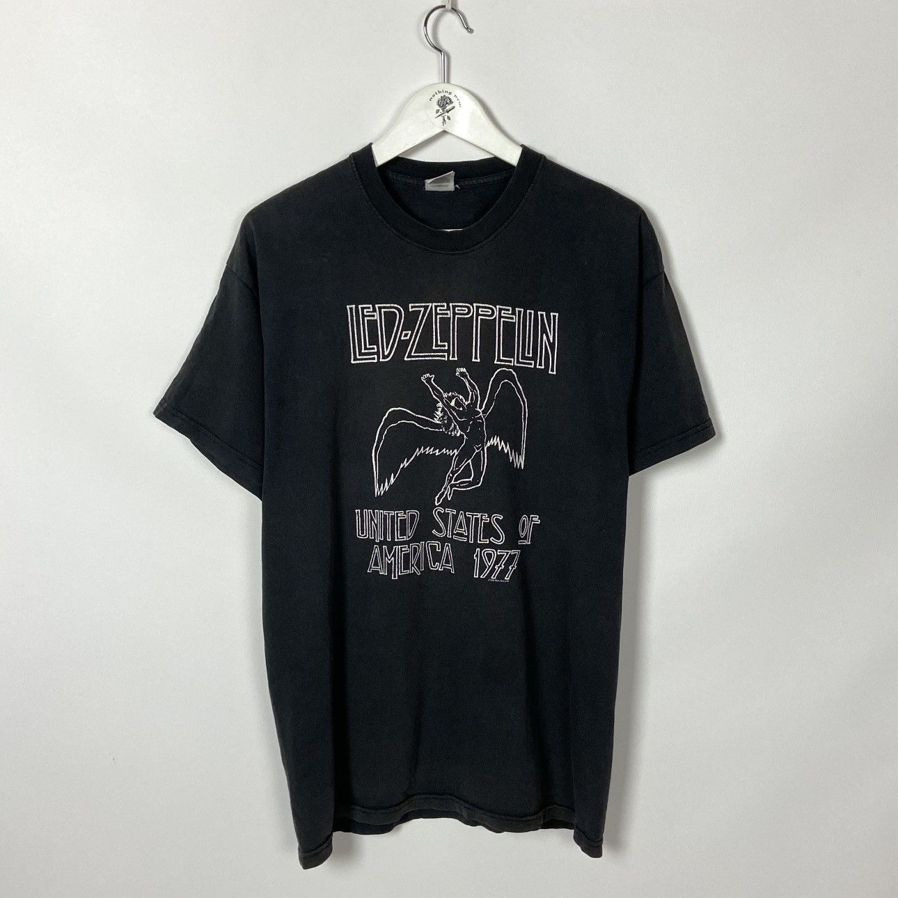 Vintage 00s Led Zeppelin Sun Faded Tee Y2k United States Og Hoodie, Sweatshirt | PodTeesHub.com
