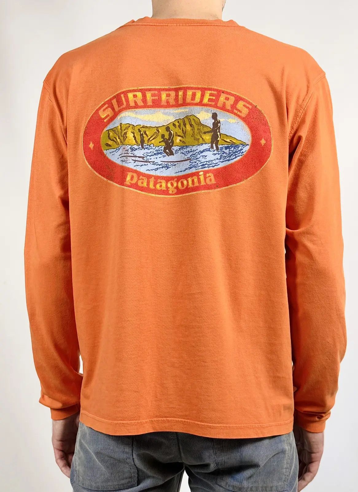 90s Vintage Patagonia Surfriders Print Long Sleeve Tee Hoodie, Sweatshirt | PodTeesHub.com