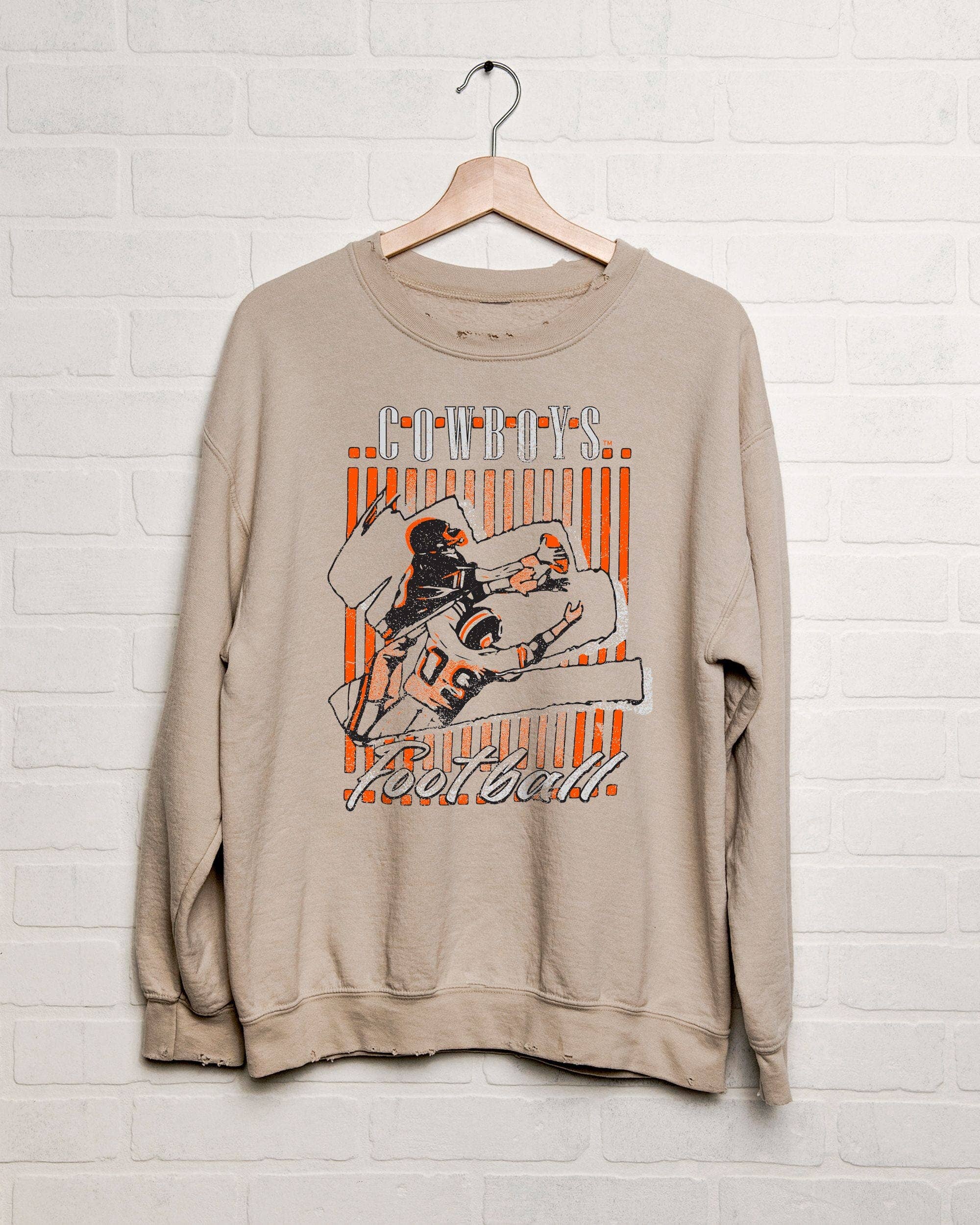 Osu Cowboys Beach Shade Sand Thrifted Sweatshirt T-Shirts, Hoodie | PodTeesHub.com