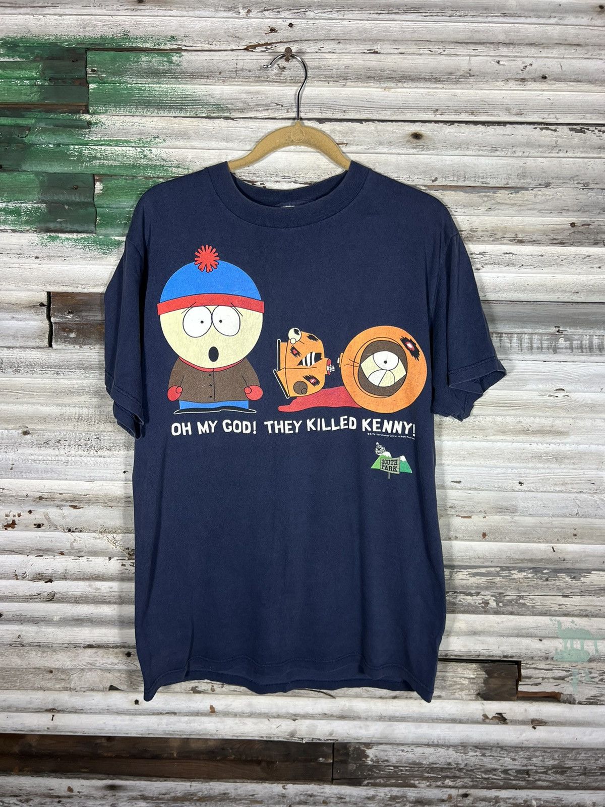 Vintage South Park T Shirt They Killed Kenny Hoodie, Sweatshirt | PodTeesHub.com