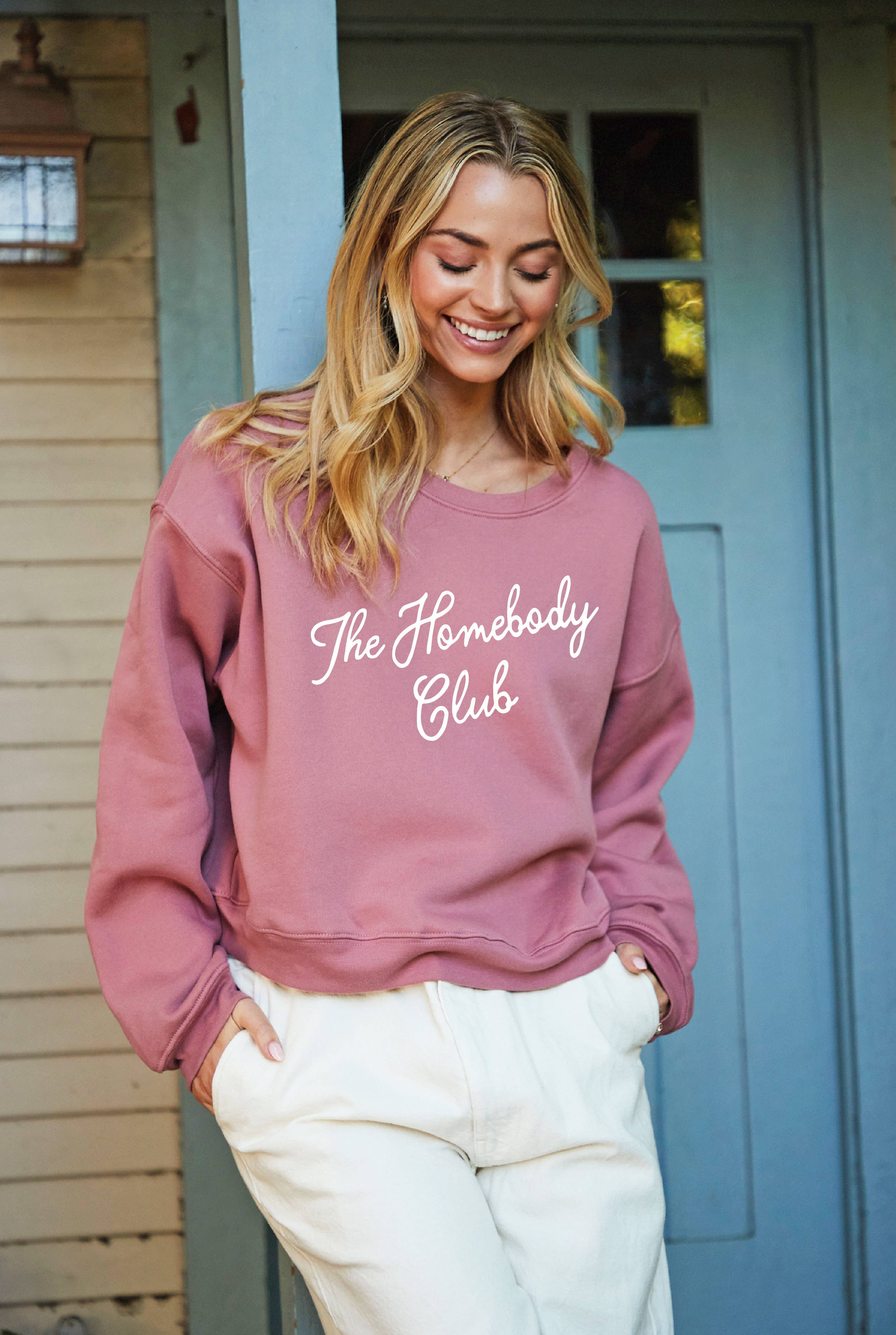 The Homebody Club  Mid Graphic Sweatshirt T-Shirts, Hoodie | PodTeesHub.com