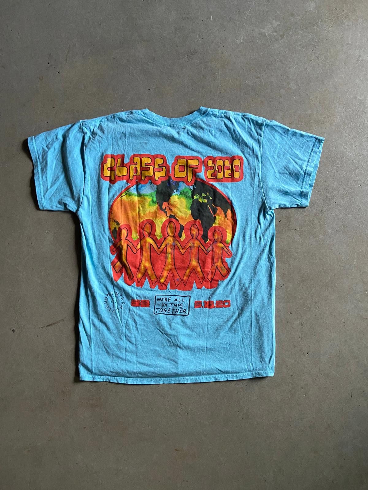 Scott Travis Scott Cactus Jack Class Of 2020 Tee Sz L Hoodie, Sweatshirt | PodTeesHub.com