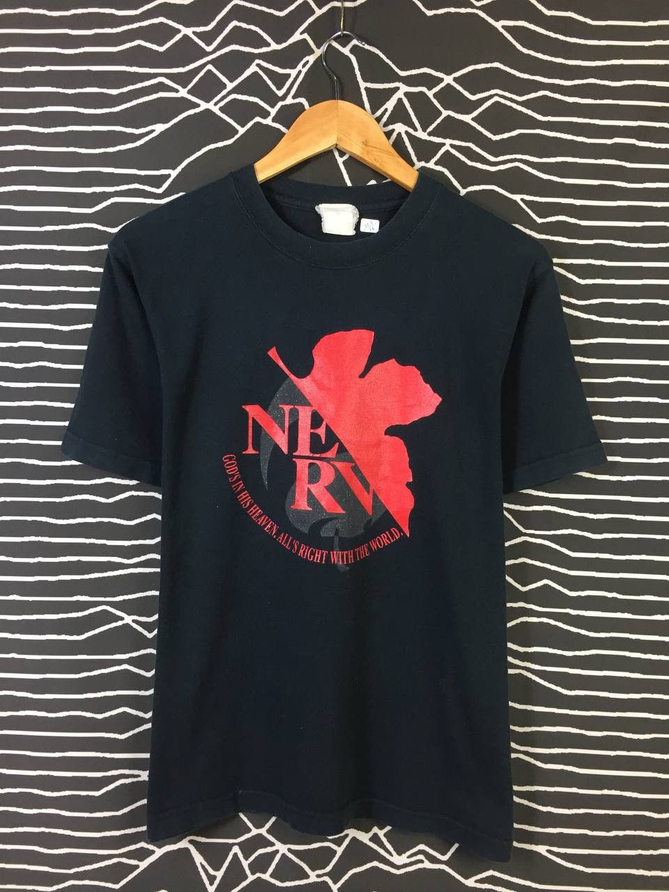 Anime Vtg Neon Genesis Evangelion Nerv Logo T-Shirts, Hoodie, Sweatshirt