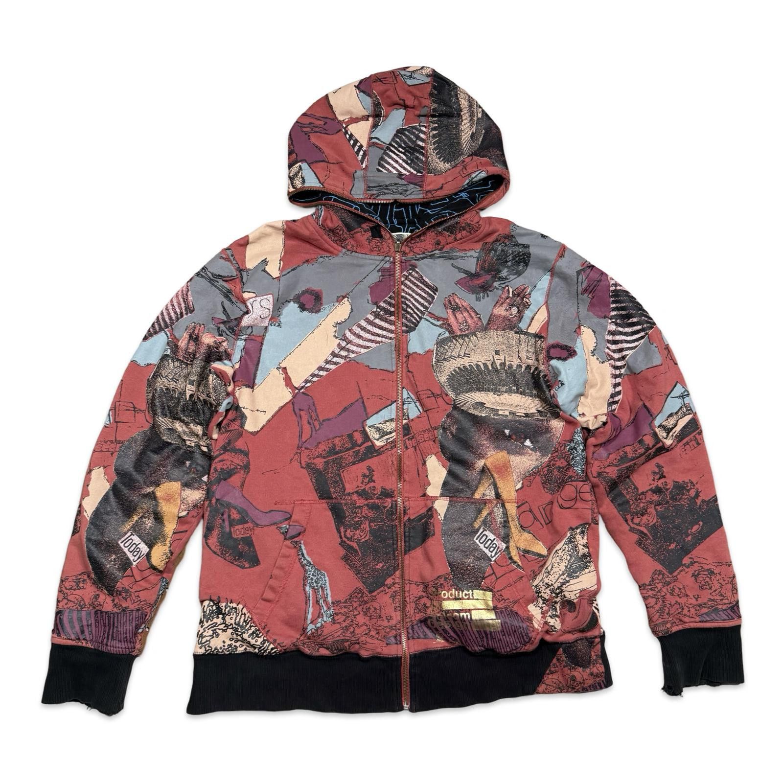 Volcom Y2k Reversible Grunge Skater Hoodie Sweatshirt T-Shirts | PodTeesHub.com