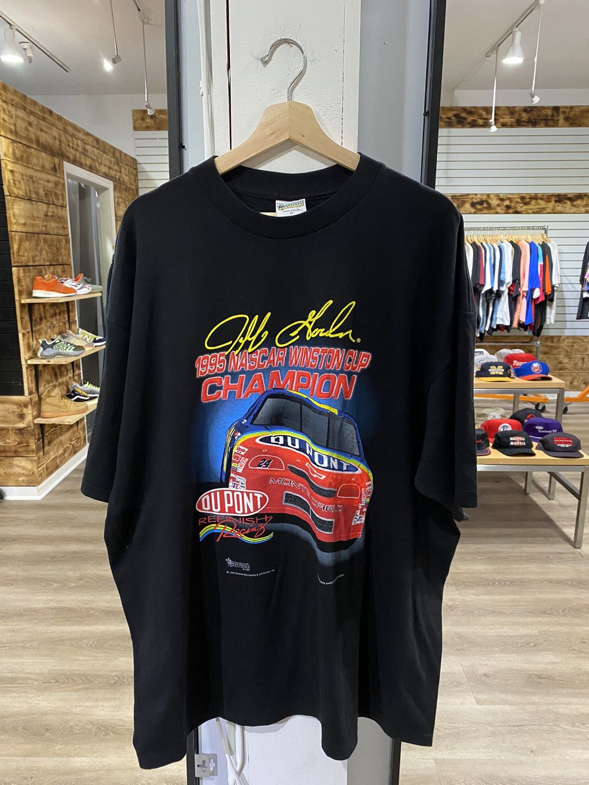 Nascar X Vintage Vintage 1995 Jeff Gordon Winston Cup Champion T Shirt Hoodie, Sweatshirt | PodTeesHub.com