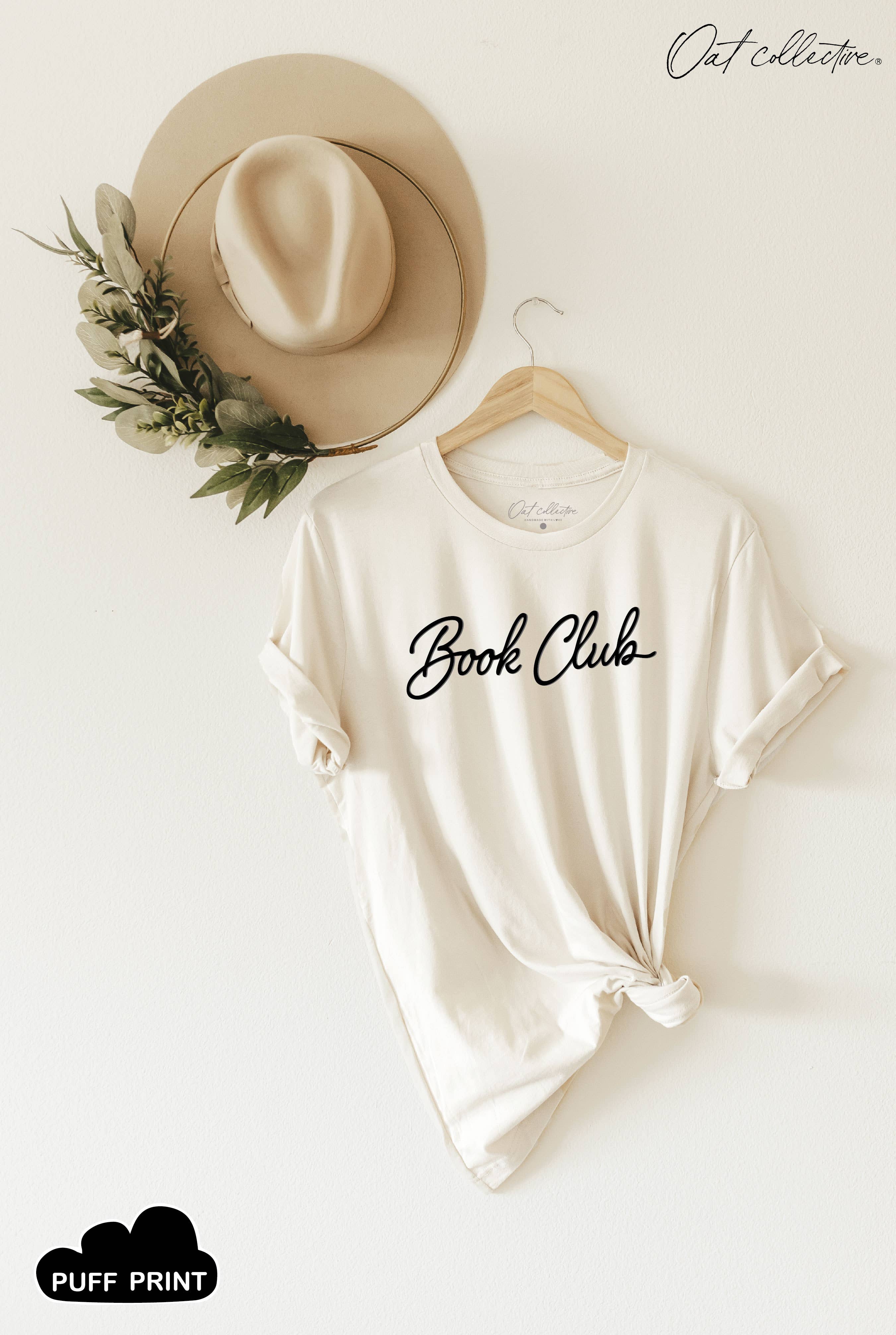 Book Club Puff Graphic T-Shirt Hoodie, Sweatshirt | PodTeesHub.com