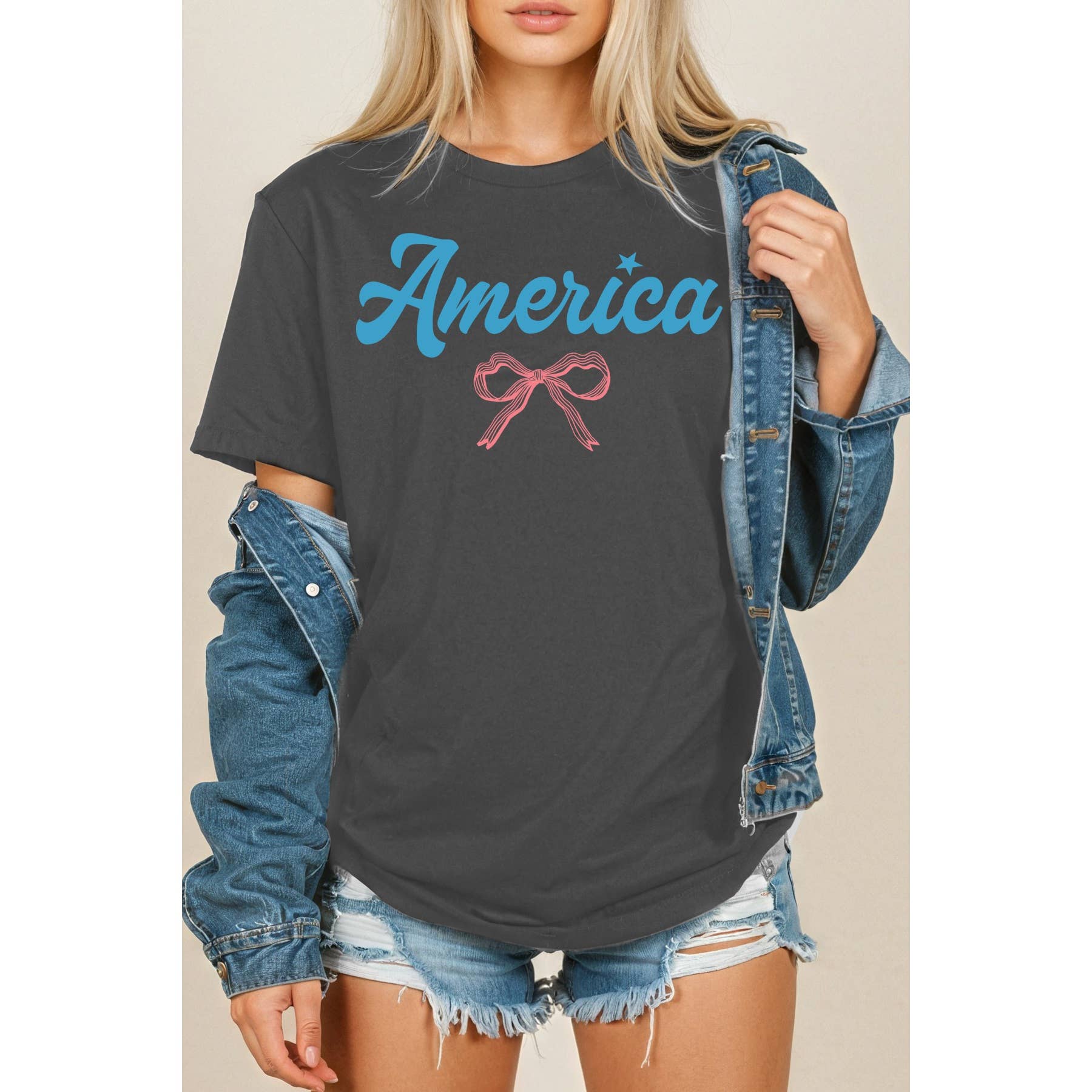 America Bow Short Sleeve T Shirt Hoodie, Sweatshirt | PodTeesHub.com