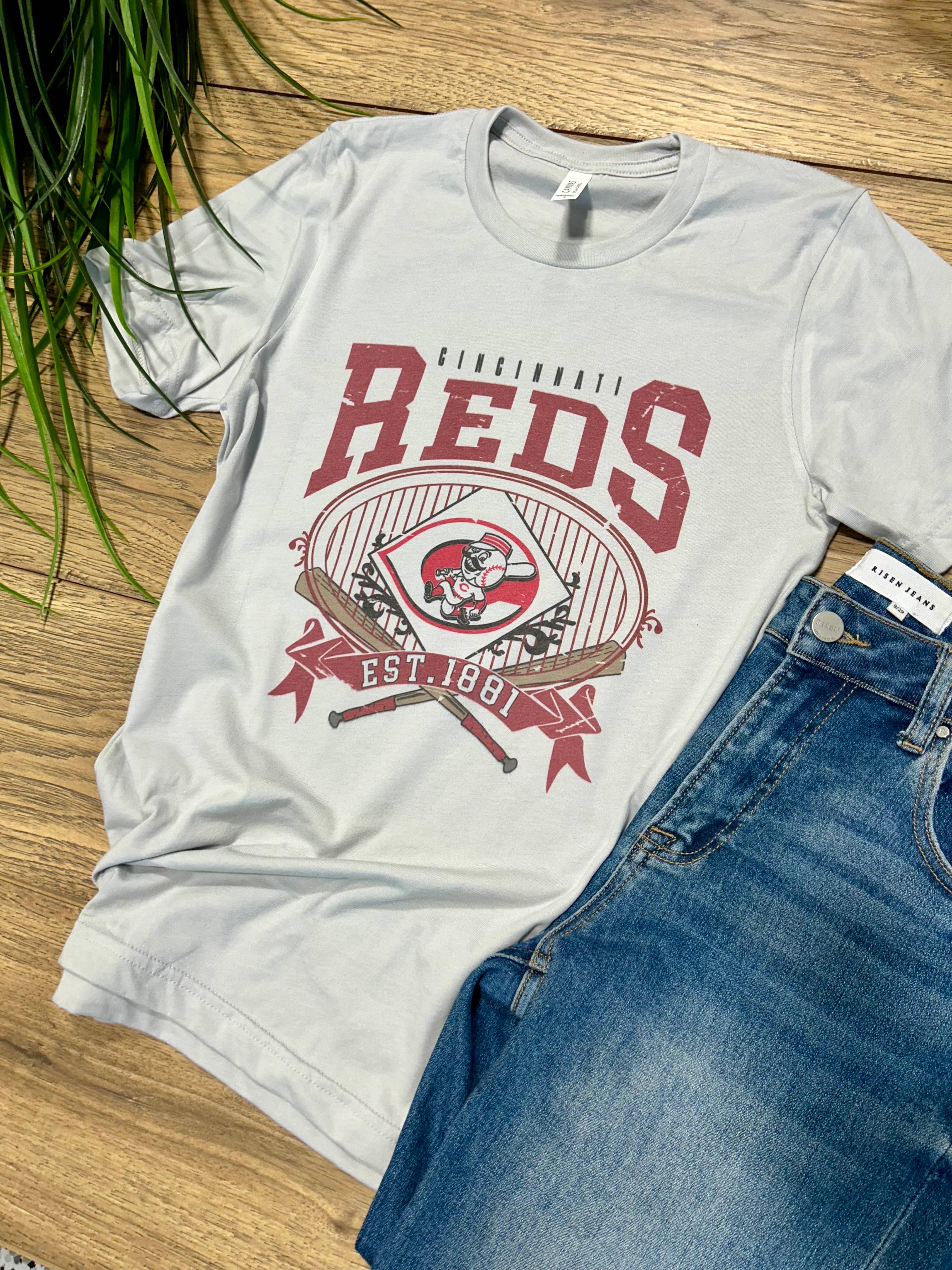 Cincinnati Reds Baseball Graphic Tee Hoodie, Sweatshirt | PodTeesHub.com