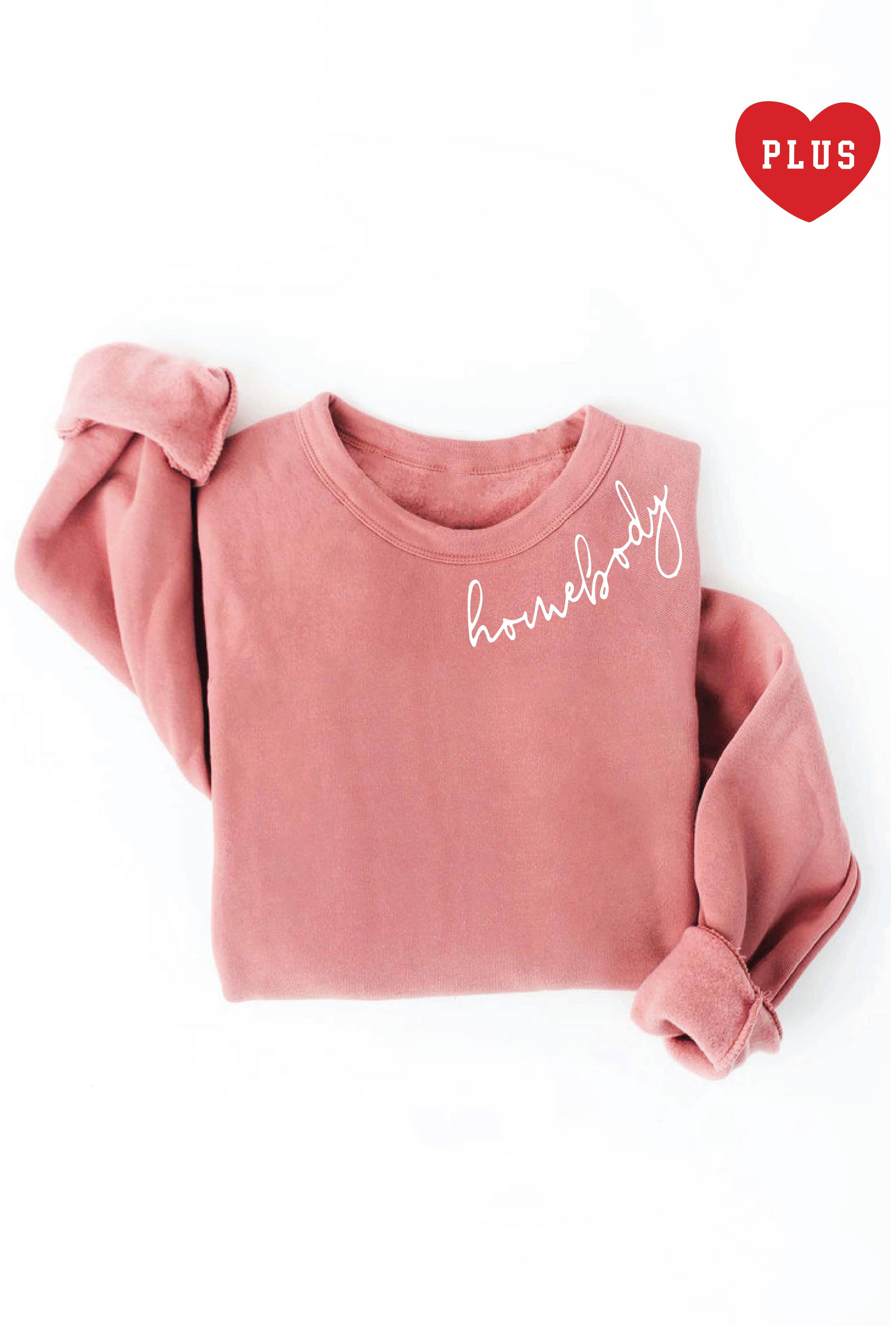 Homebody Collar Print Plus Graphic Sweatshirt T-Shirts, Hoodie | PodTeesHub.com