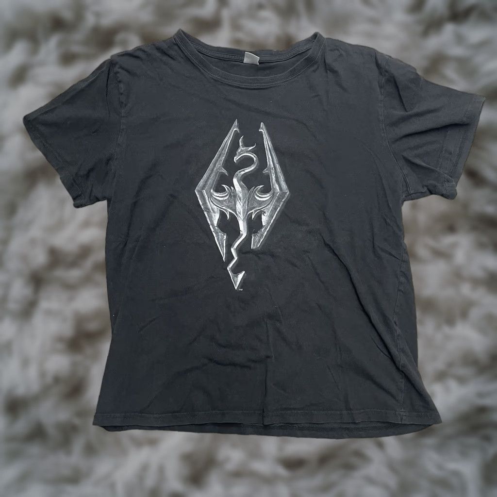 Vintage Bioworld Elder Scrolls Skyrim Video Game Promo Black Xl T-Shirts, Hoodie, Sweatshirt