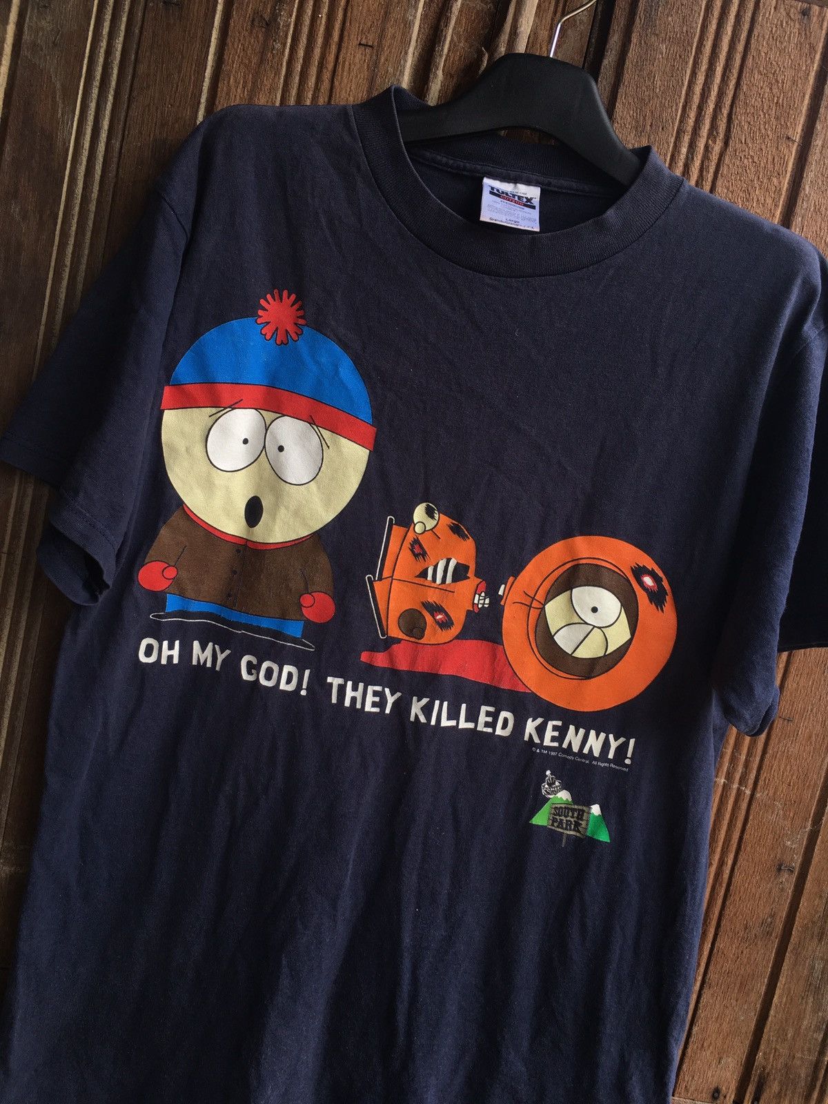 Addict Clothes Japan Vintage Cartoon Story 90s They Kill South Park Kenny S T-Shirts, Hoodie, Sweatshirt