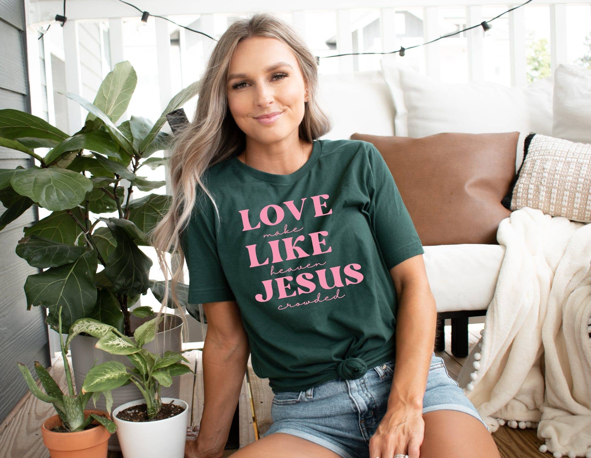 Christian Love Like Jesus Hunter Graphic Tee Free Shipping Hoodie, Sweatshirt | PodTeesHub.com