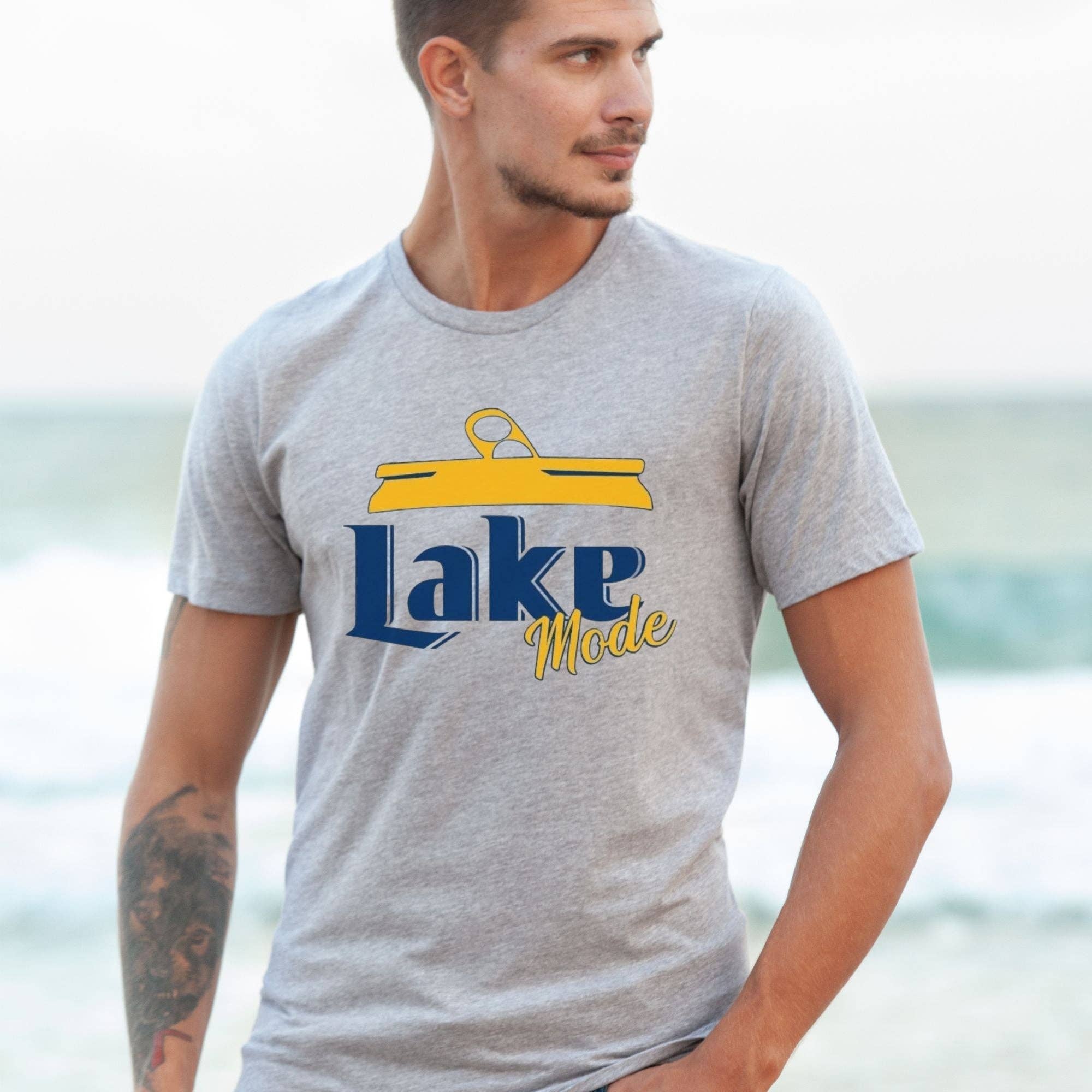 Lake Mode Drinking Shirt For Men *Unisex Fit*109 Hoodie, Sweatshirt | PodTeesHub.com