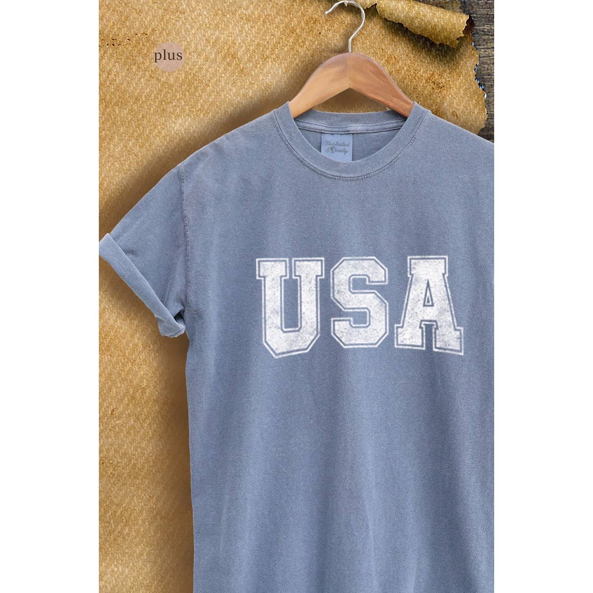 USA Vintage Graphic Plus Tee Hoodie, Sweatshirt | PodTeesHub.com
