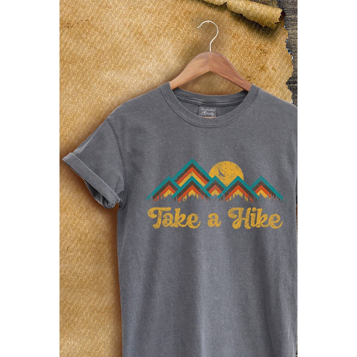 Take A Hike  Vintage  Graphic Tee Hoodie, Sweatshirt | PodTeesHub.com