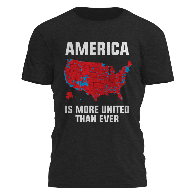 America Is United - Electoral Map Tee - 3540 Hoodie, Sweatshirt | PodTeesHub.com