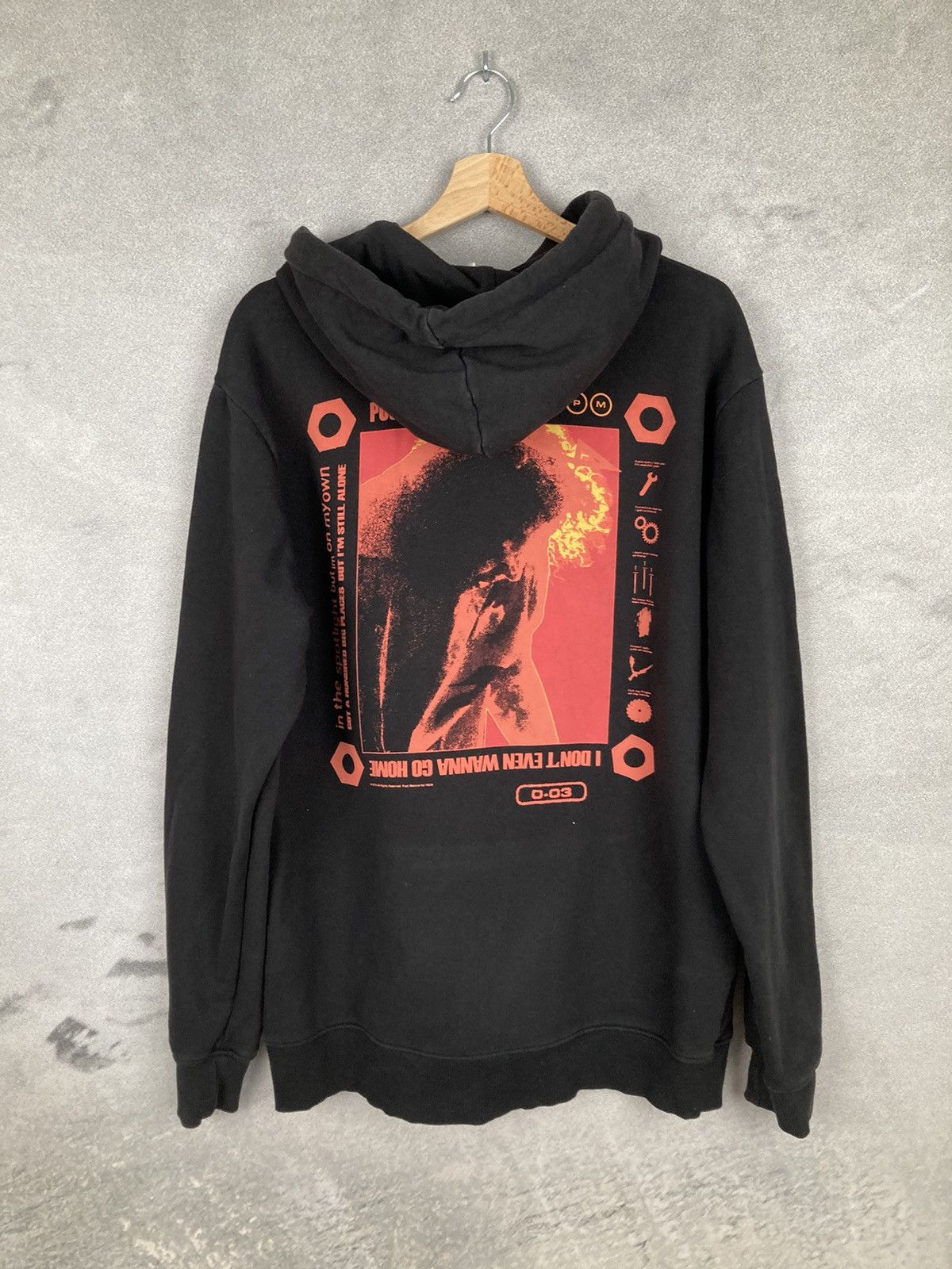 Rap Tees Rare Posty Co Post Malone Rap Hoodie Graphic Hip Hop Sweatshirt | PodTeesHub.com