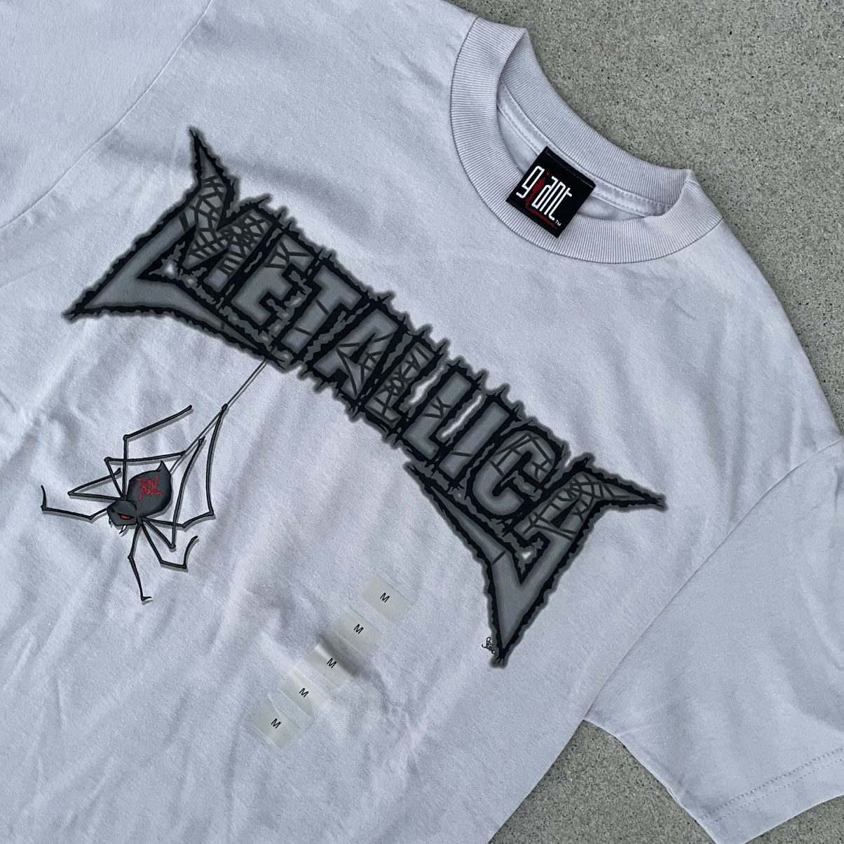 Vintage Y2k Metallica Deadstock Spider Logo Shirt Hoodie, Sweatshirt | PodTeesHub.com