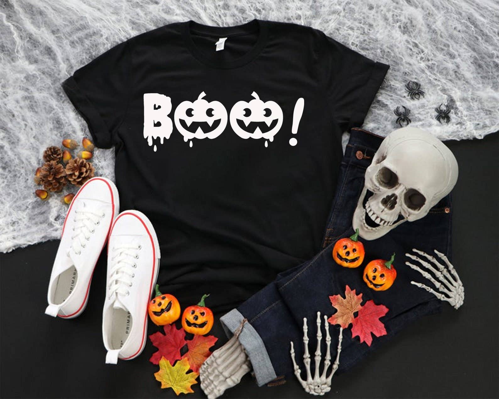 Halloween Boo T-Shirt Hoodie, Sweatshirt | PodTeesHub.com