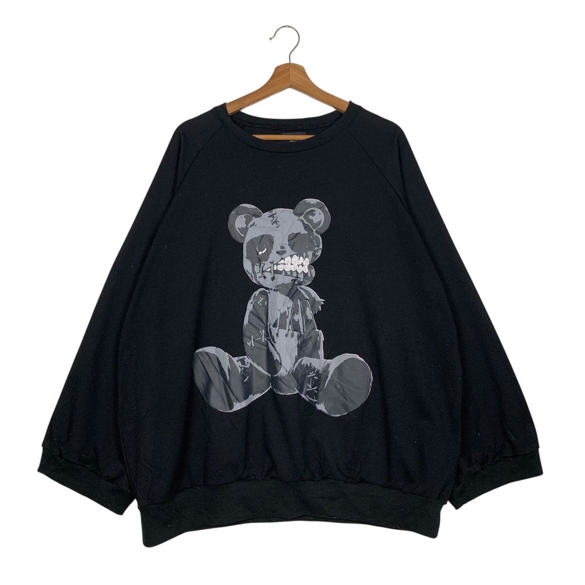 Japanese Brand Distressed Dark Teddy Bear Graphics 3571 C163 T-Shirts, Hoodie, Sweatshirt
