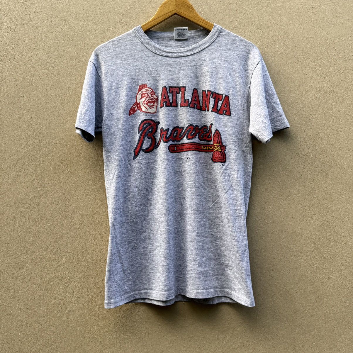 Nhl X Vintage Vintage Atlanta Braves 80s Tee Vtg Hoodie, Sweatshirt | PodTeesHub.com