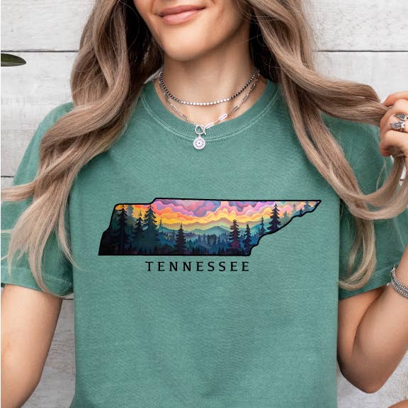 Tennessee Sunset Premium T-Shirt Hoodie, Sweatshirt | PodTeesHub.com