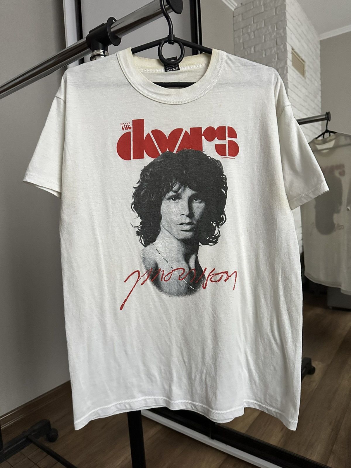 Band Tees 1983 The Doors Jim Morrison Vintage Band T Shirt Tee Hoodie, Sweatshirt | PodTeesHub.com