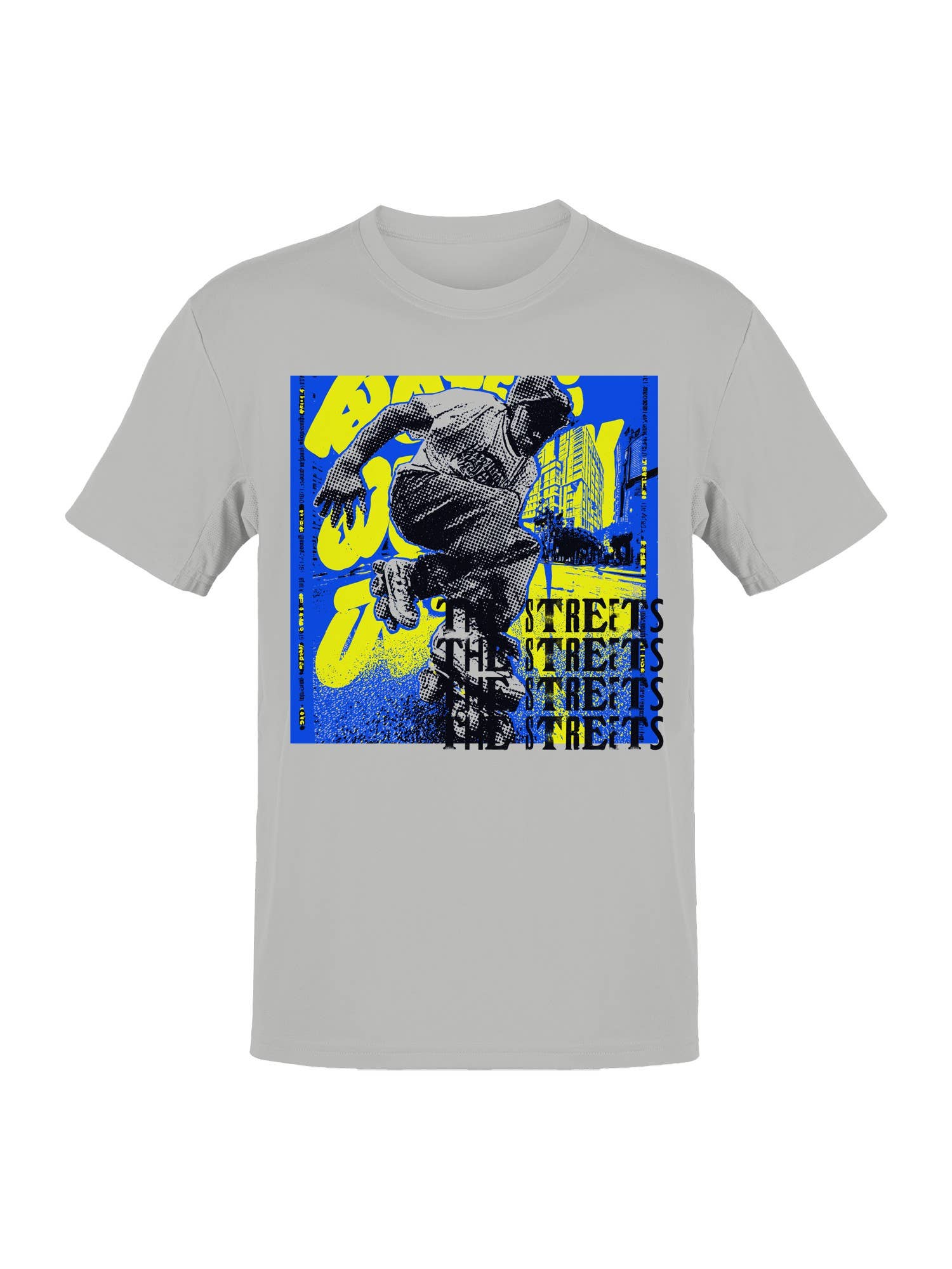 Urban Skater Vibes: Bold Streets Men's T-Shirt Hoodie, Sweatshirt | PodTeesHub.com