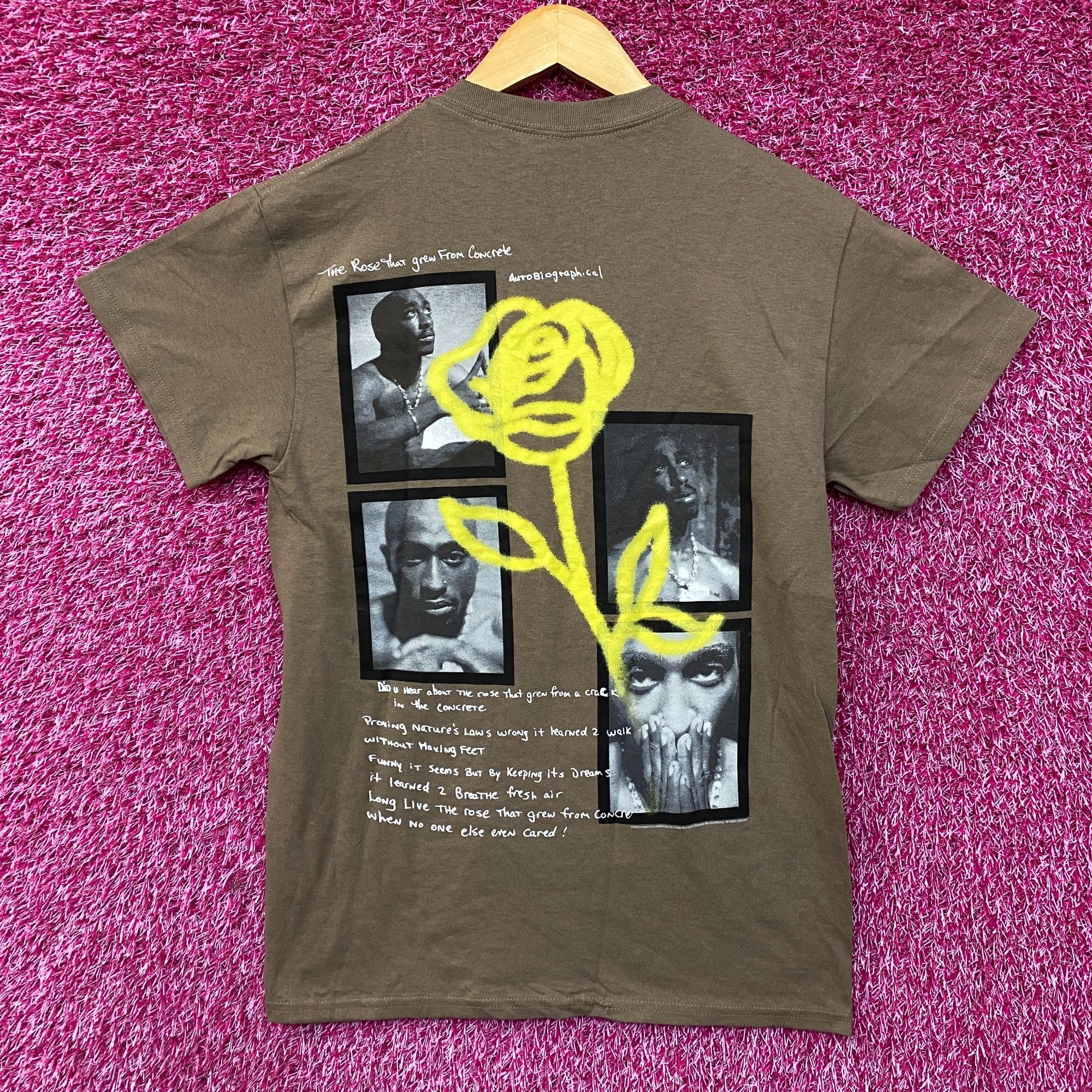 Other Tupac The Rose That Grew From Concrete Hip Hop T Shirt Small Hoodie, Sweatshirt | PodTeesHub.com