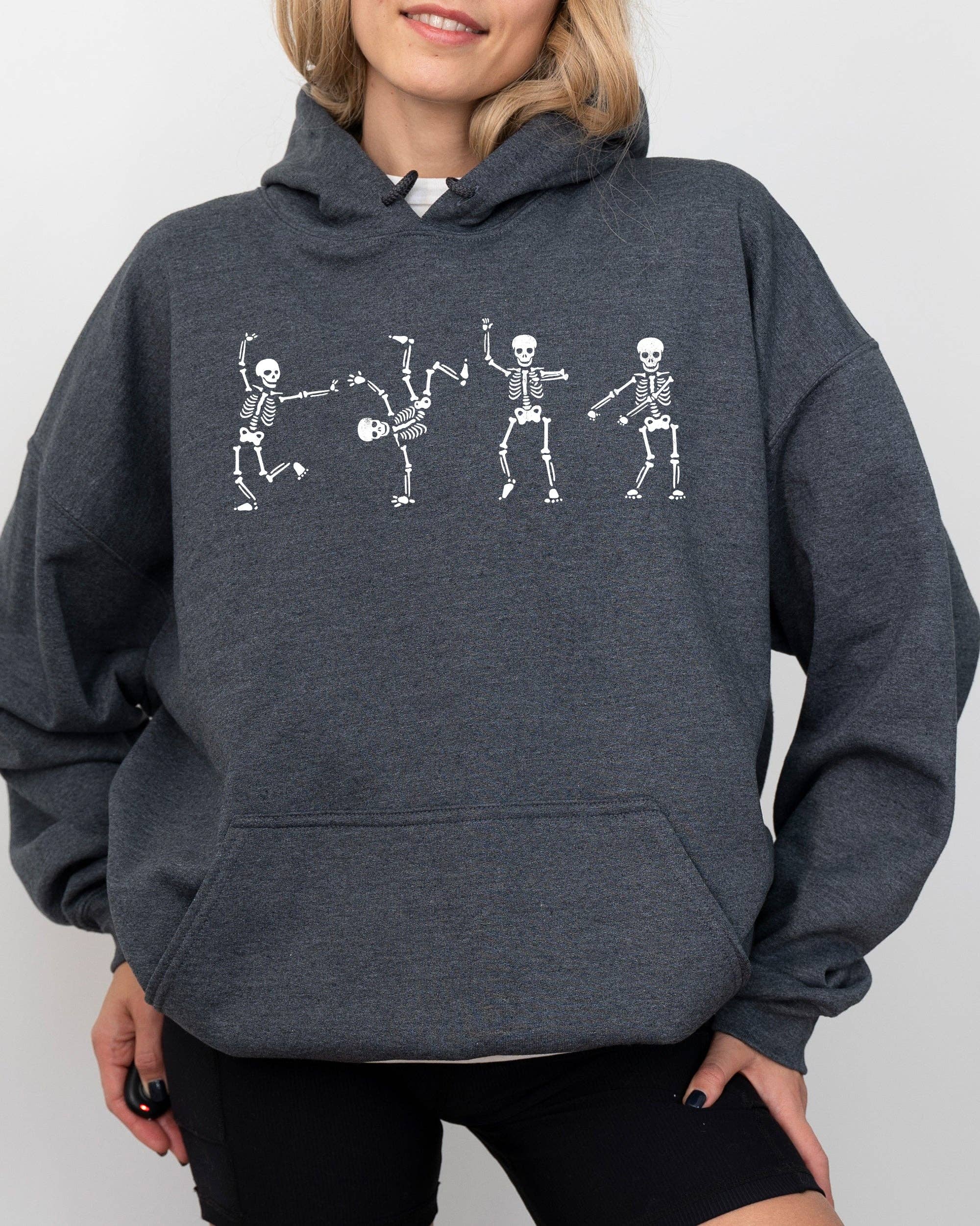 Funny Skeletons, Dance, Ghost, Spooky, Halloween Hoodie T-Shirts, Sweatshirt | PodTeesHub.com