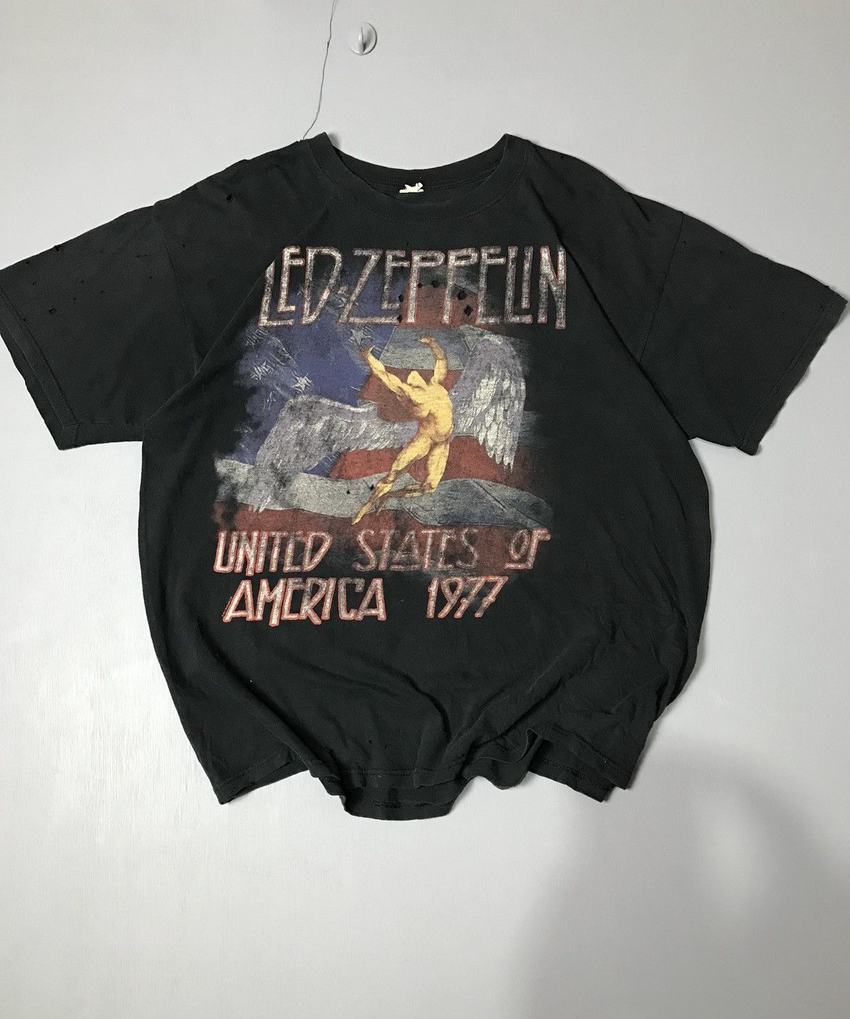 Led Zeppelin Vintage Distressed Y2k Led Zeppelin Paperthin T-Shirts, Hoodie, Sweatshirt | PodTeesHub.com