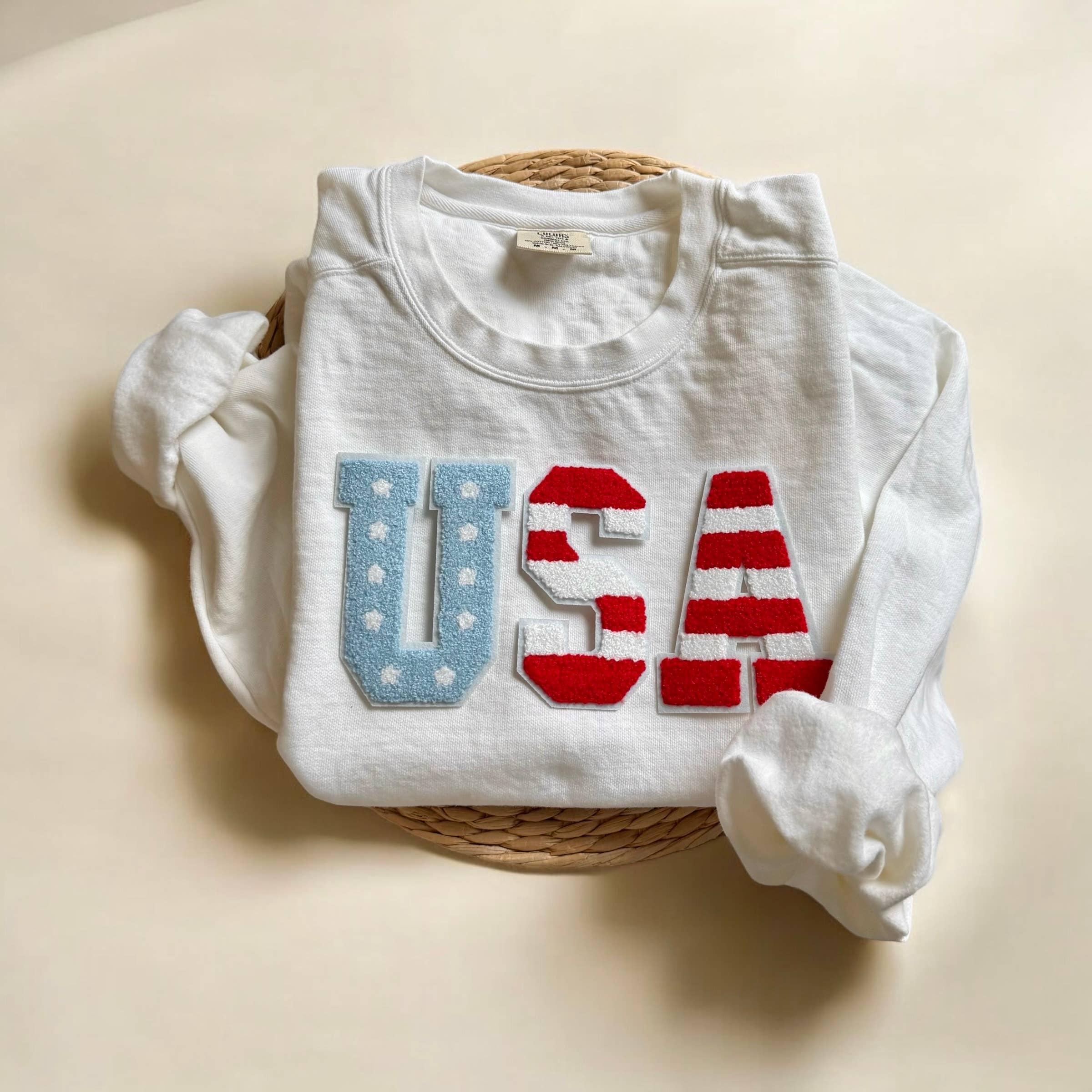 Comfort Colors USA Crewneck Sweatshirt, Independence Clothin T-Shirts, Hoodie | PodTeesHub.com