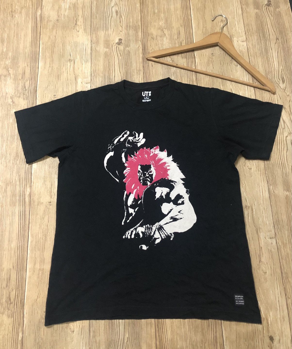 Vintage Street Fighter T Shirt Akuma Guile Ryu Ken Sagat Xl Hoodie, Sweatshirt | PodTeesHub.com