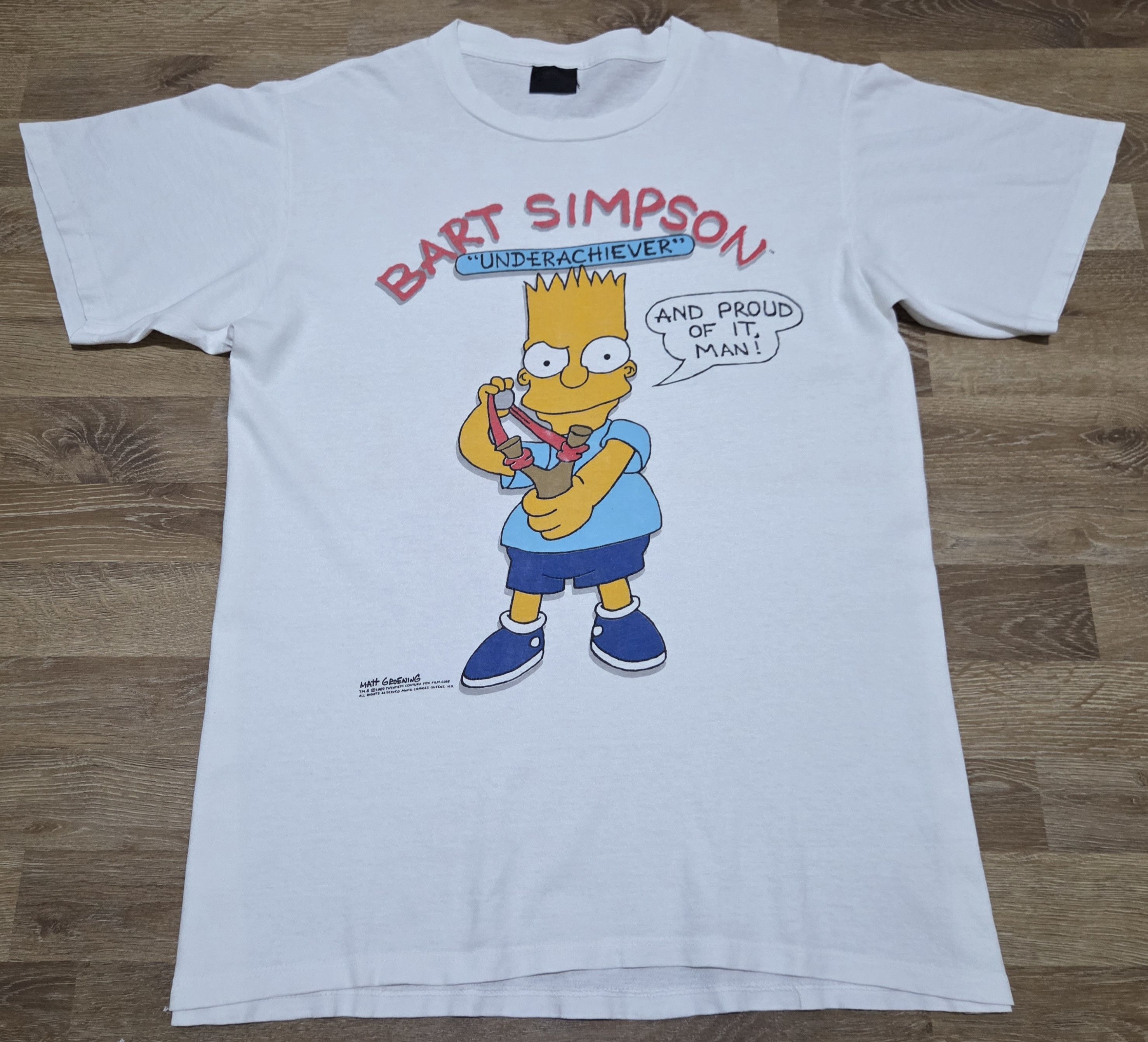 The Simpsons True Vintage 80s Bart Simpsons Matt Groening Artwork T Shirt Hoodie, Sweatshirt | PodTeesHub.com