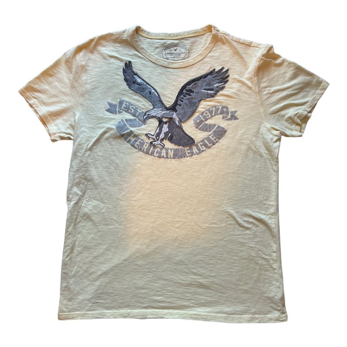 American Eagle Vintage Yellow Tee Shirt Hoodie, Sweatshirt | PodTeesHub.com