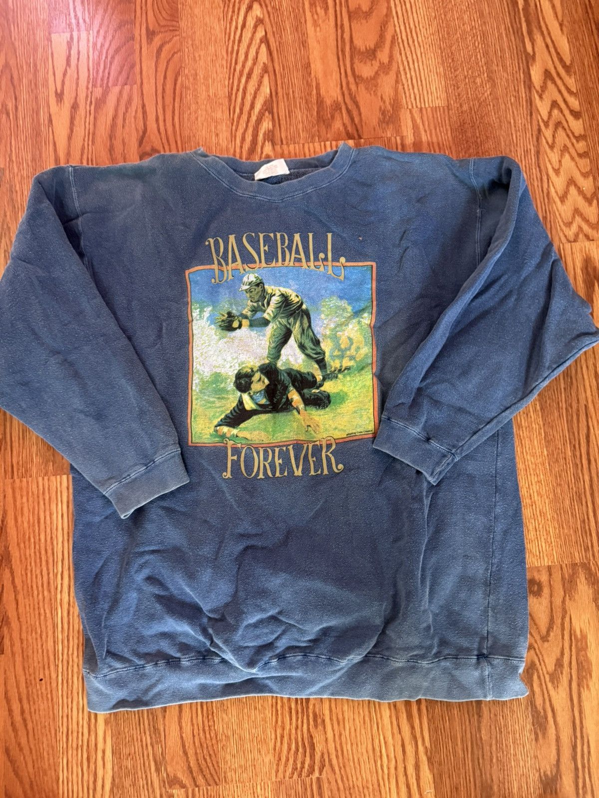 Other Vintage Baseball Forever Graphic Crewneck Sweatshirt T-Shirts, Hoodie | PodTeesHub.com