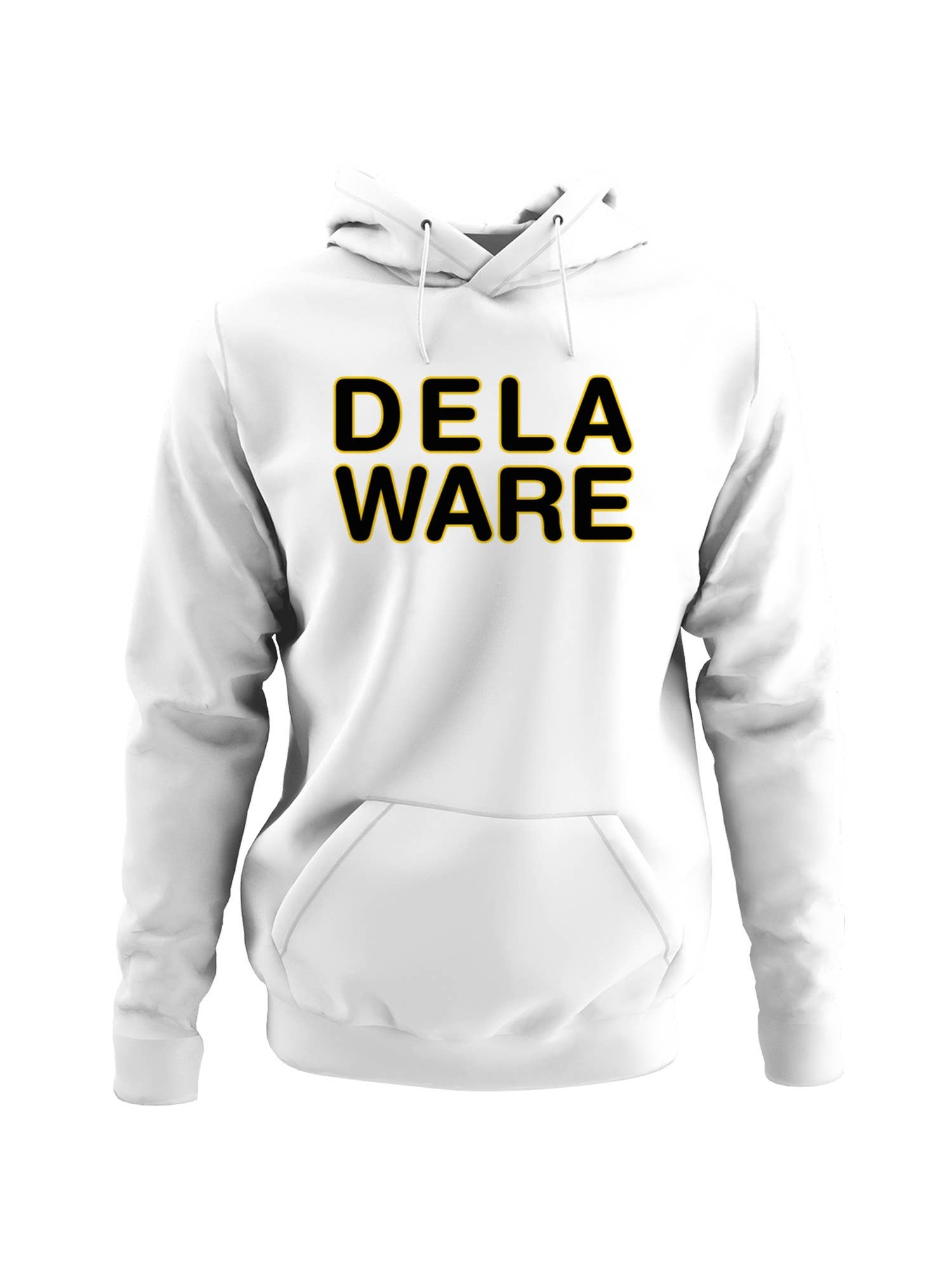 Delaware Neon Sign Design Men's Hoodie T-Shirts, Sweatshirt | PodTeesHub.com