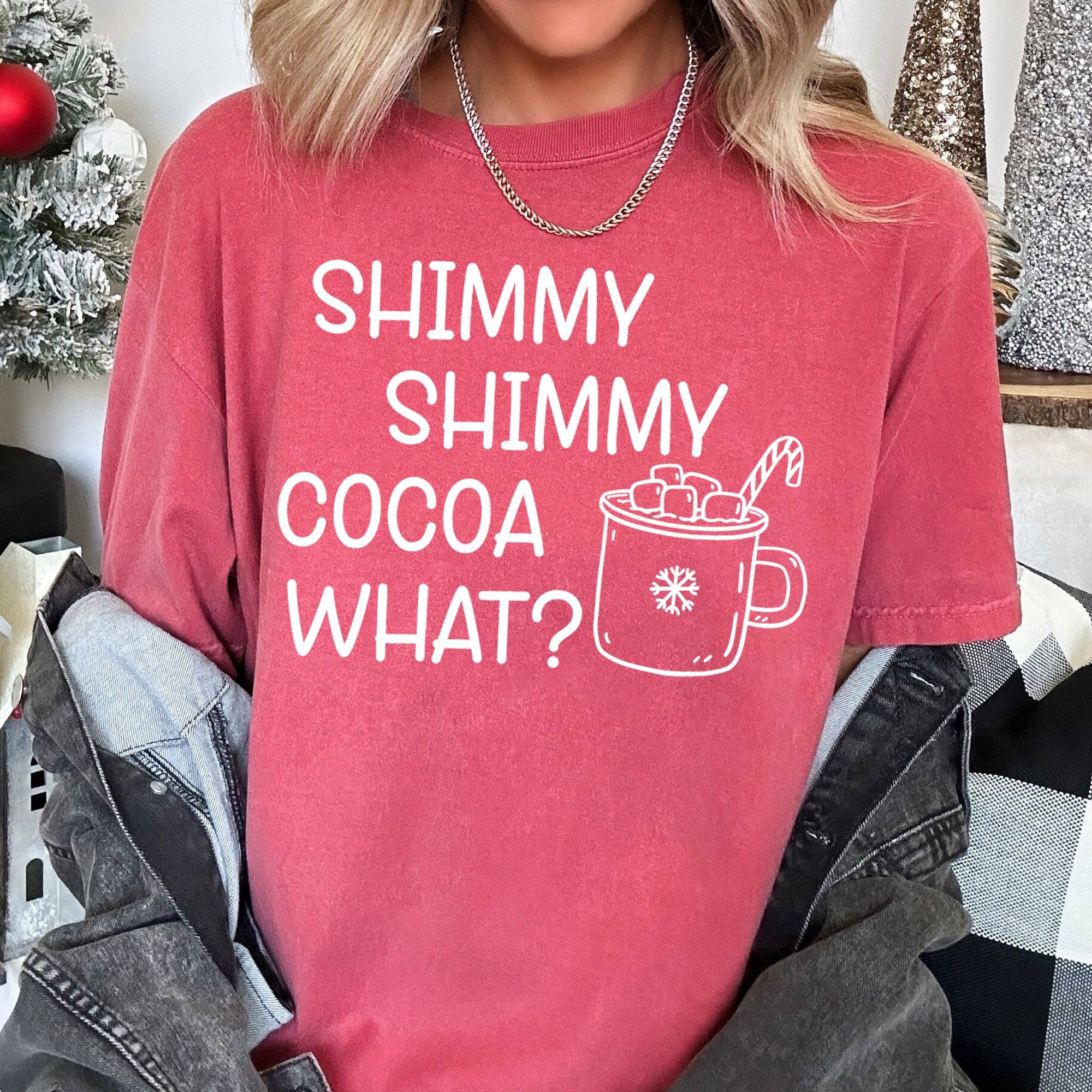Shimmy Shimmy, Hot Chocolate, Winter, Christmas, Tshirt Hoodie, Sweatshirt | PodTeesHub.com