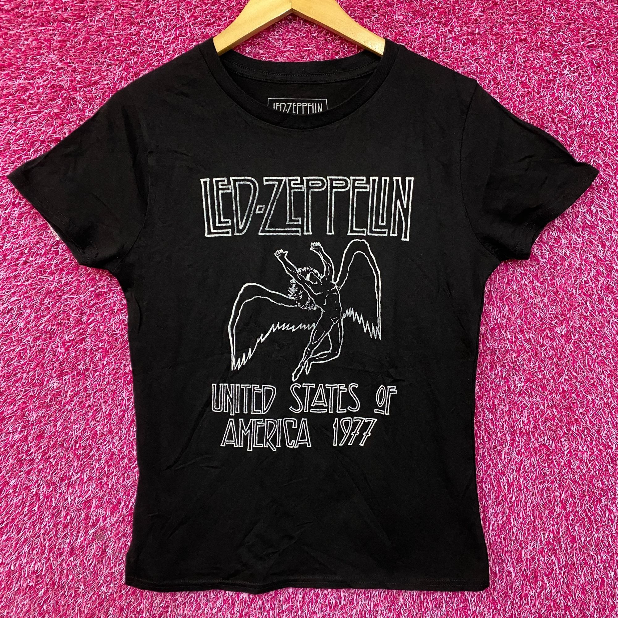 Zeppelin Led Zeppelin Icarus United States Of America 1977 T Shirt Sm Hoodie, Sweatshirt | PodTeesHub.com