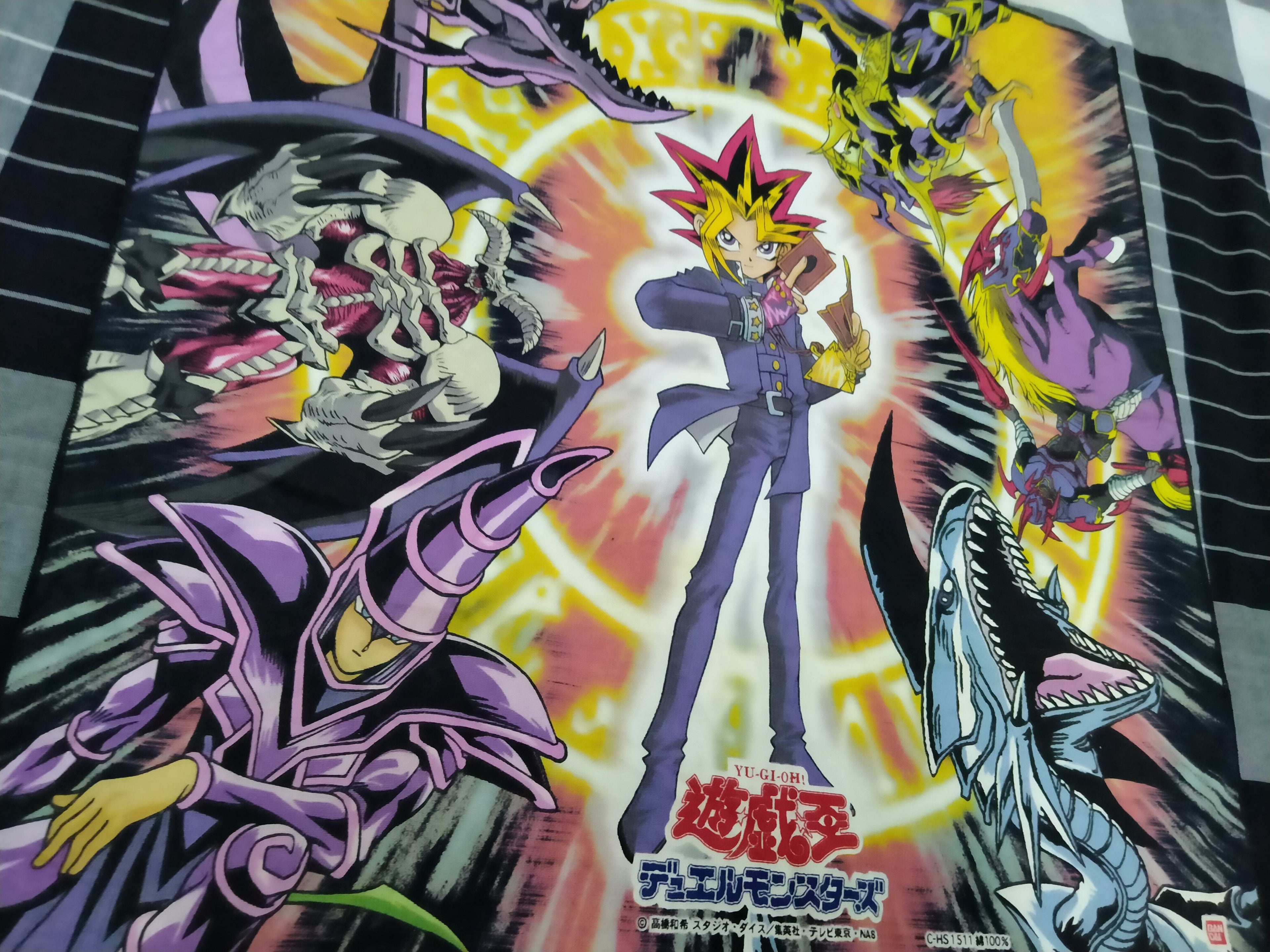Vintage Bandai Yu Gi Oh Japan Anime Handkerchief T-Shirts, Hoodie, Sweatshirt | PodTeesHub.com