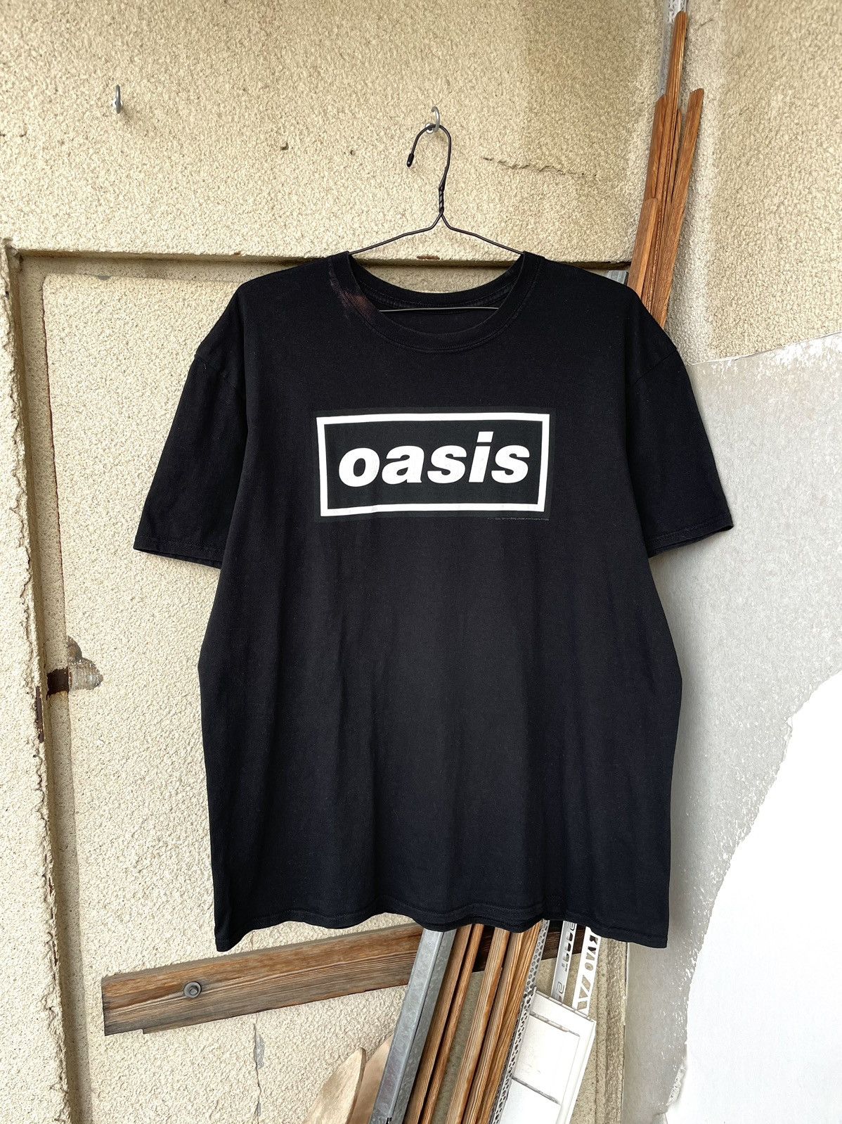 Band Tees Vintage Oasis Box Logo Britpop Indie Rock Band T Shirt Hoodie, Sweatshirt | PodTeesHub.com