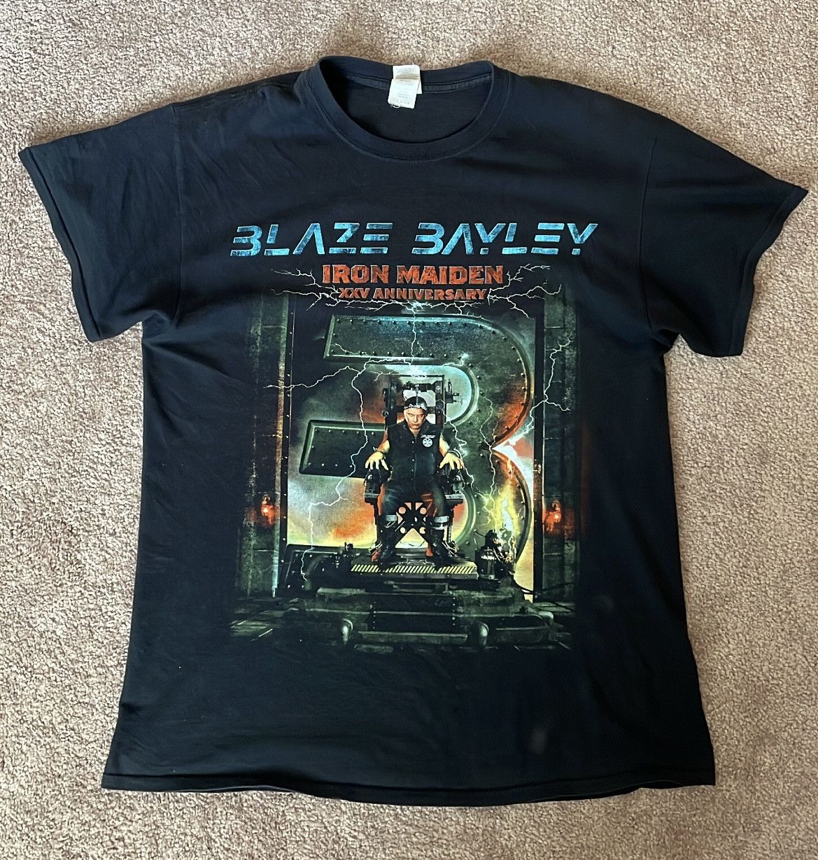 Vintage Blaze Bayley Iron Maiden Xxv Anniversary T-Shirts, Hoodie, Sweatshirt